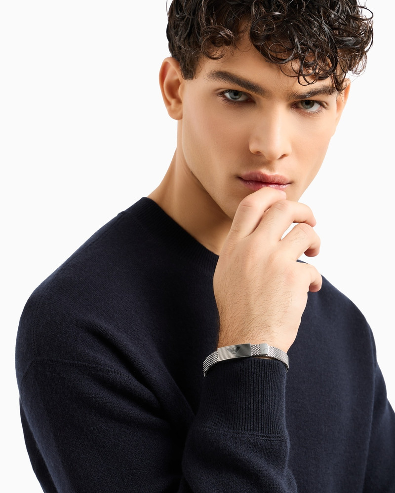 EMPORIO ARMANI STAINLESS STEEL MESH BRACELET outlook