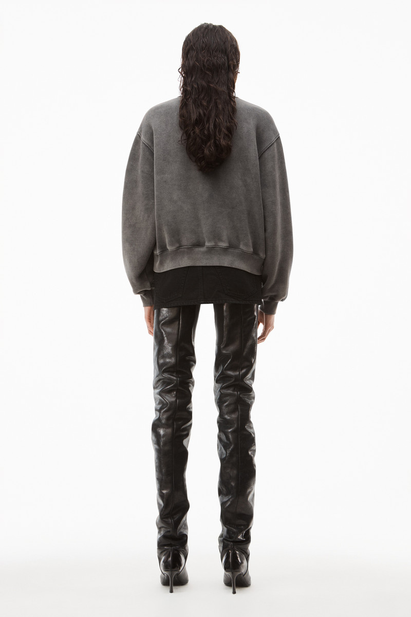 PUFF LOGO CREW SWEATSHIRT IN TERRY 4