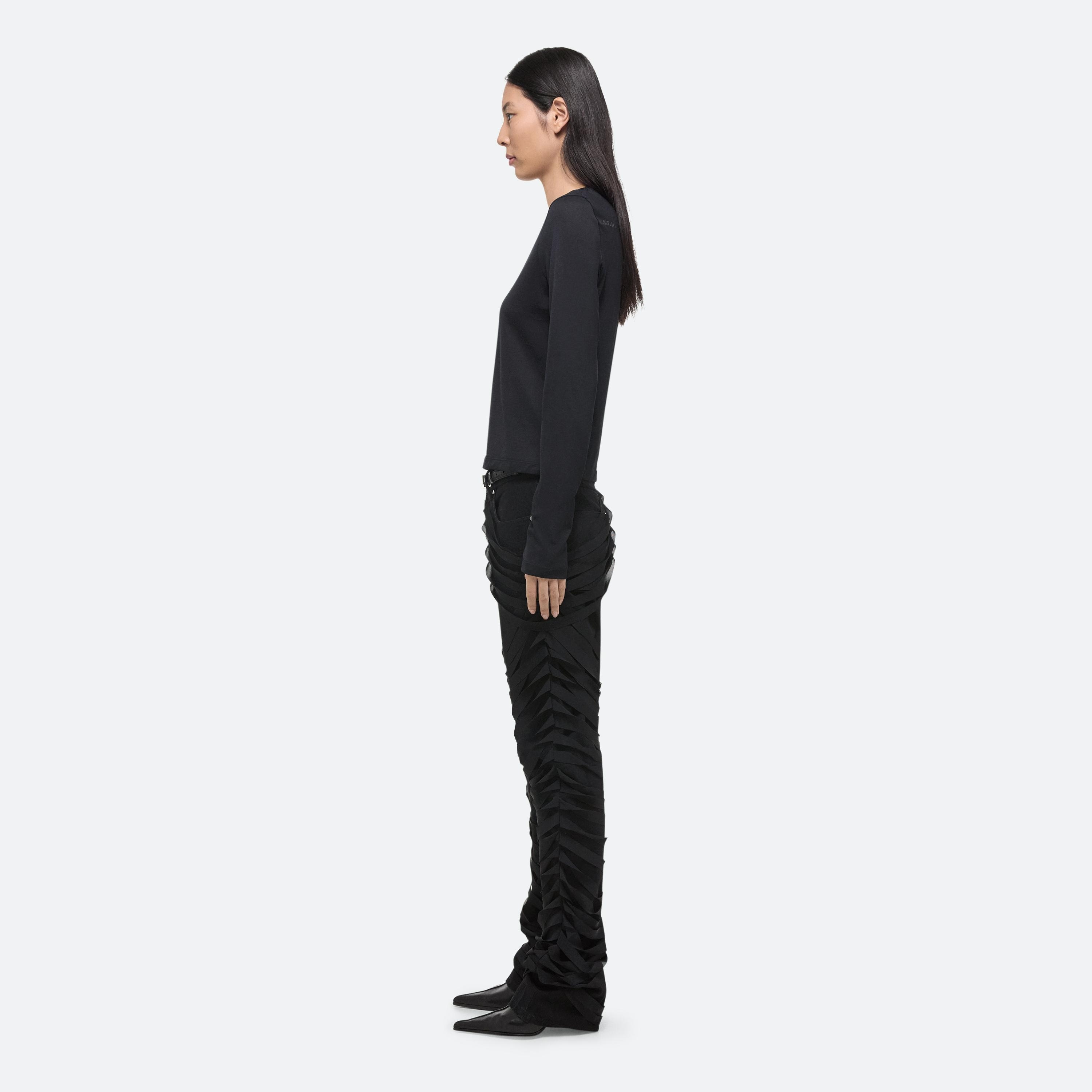 LONG-SLEEVED SLIM LOGO TEE - 4
