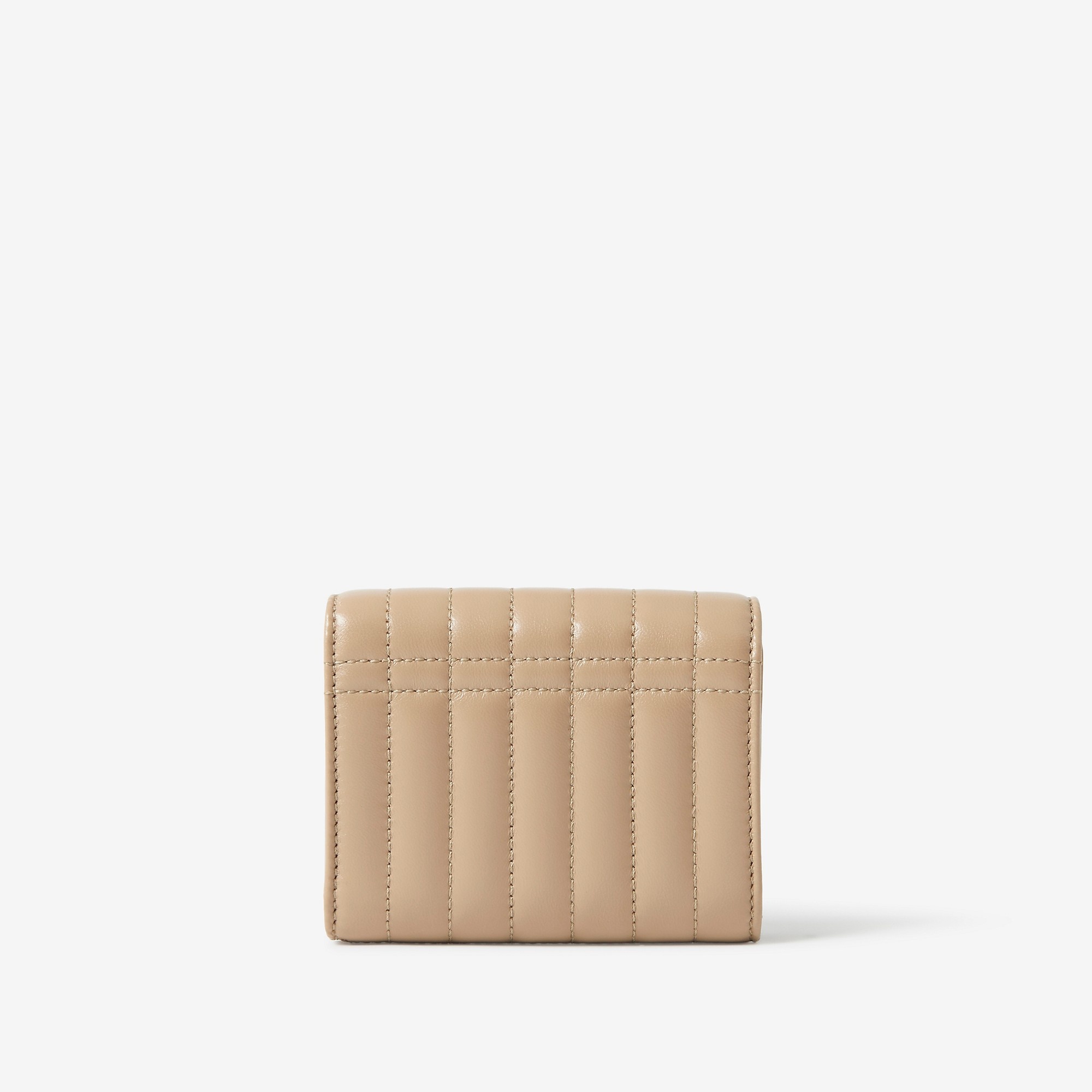 Quilted Leather Small Lola Folding Wallet - 3