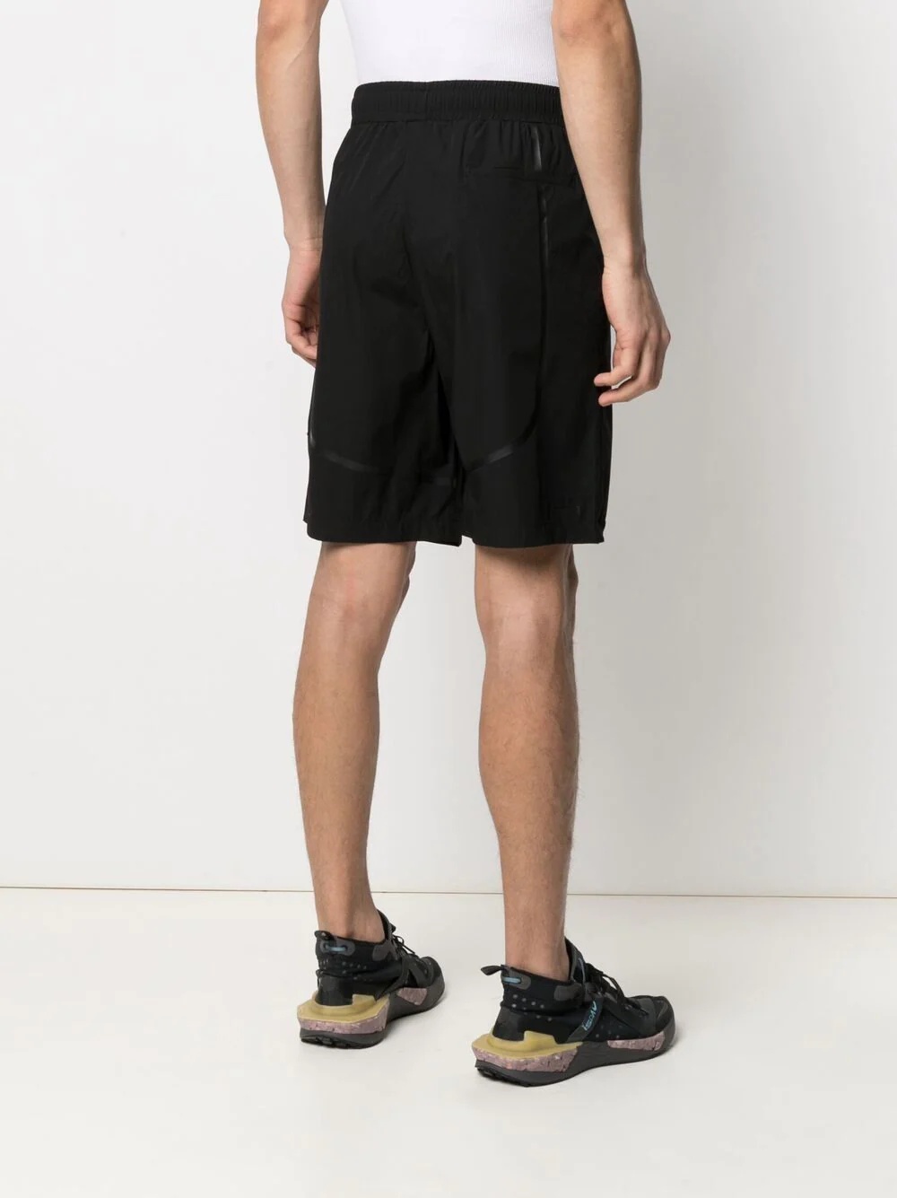 elasticated track shorts - 4