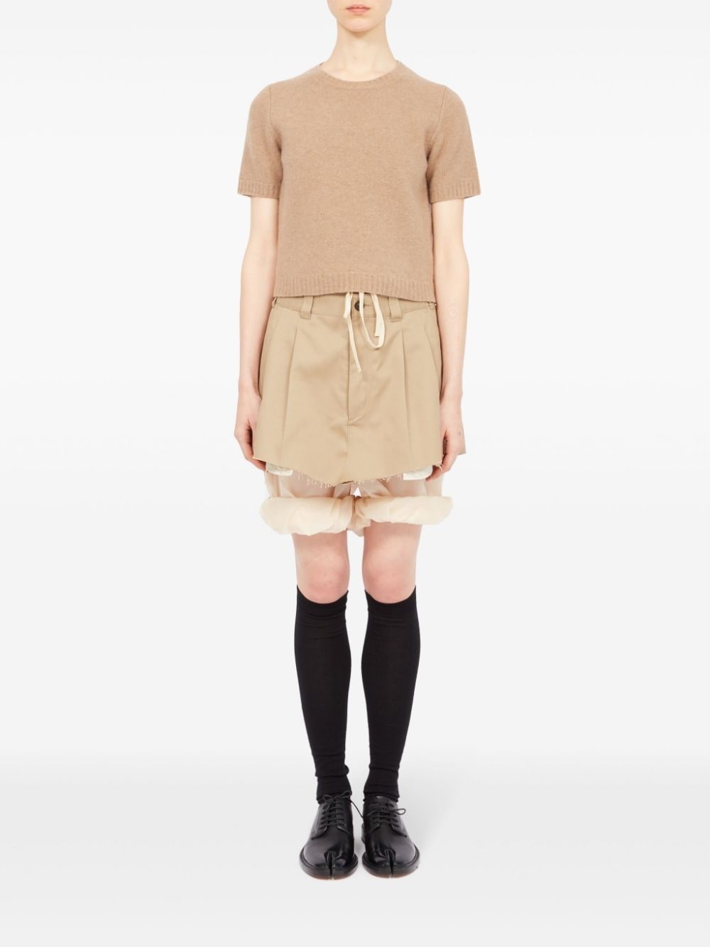 cropped wool jumper - 2