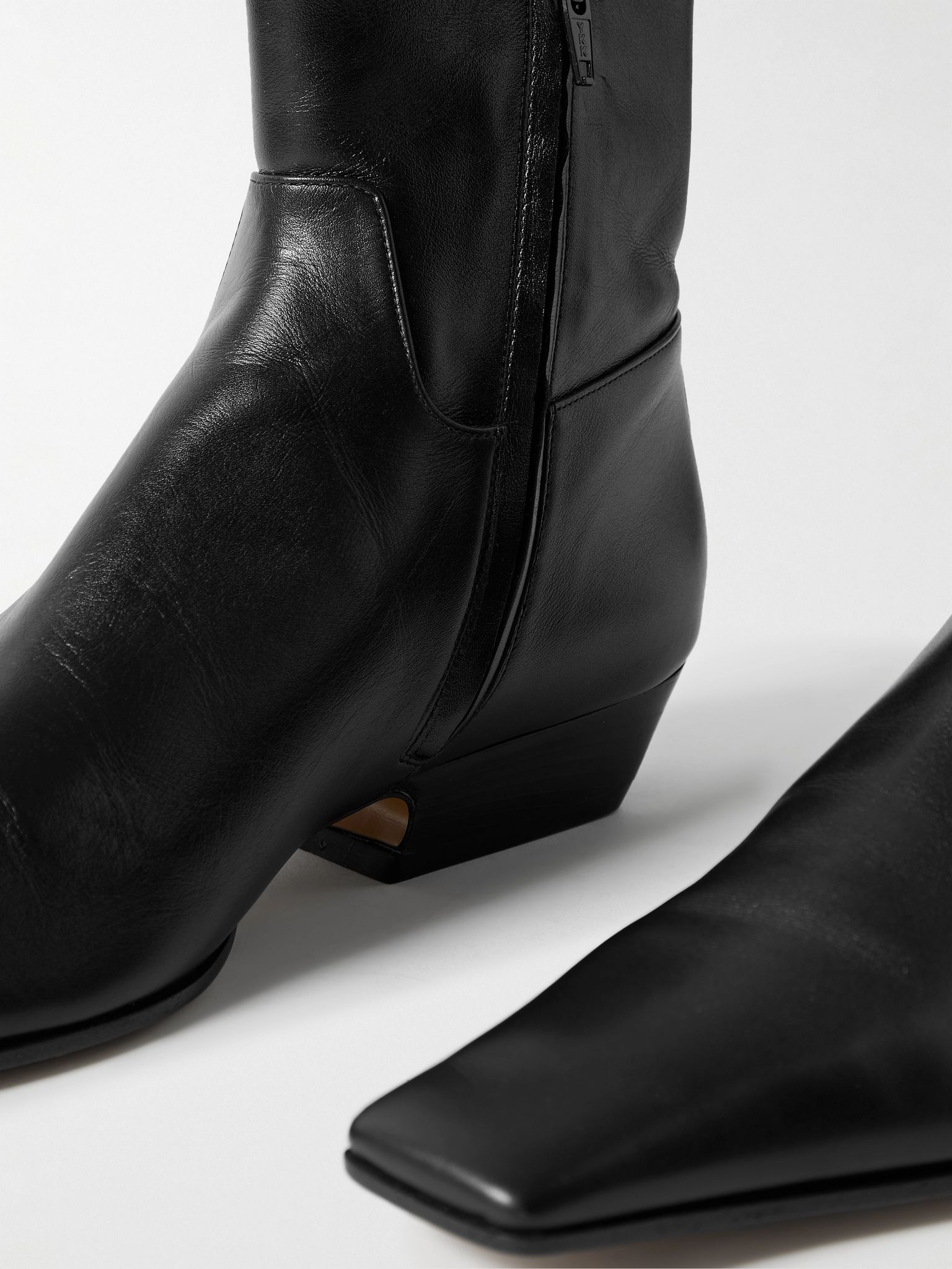 Marfa leather ankle boots Black - 4