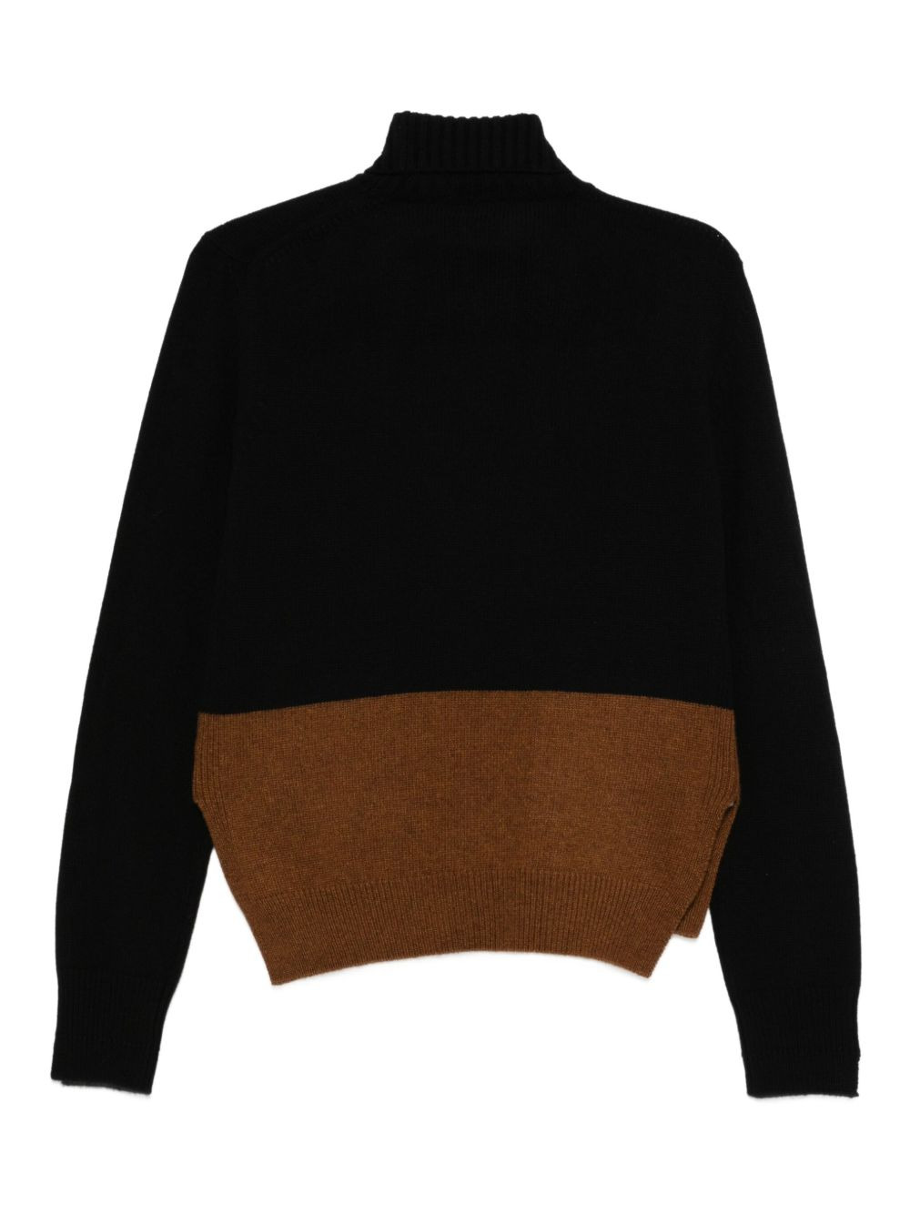 turtleneck pocket knitted top - 2
