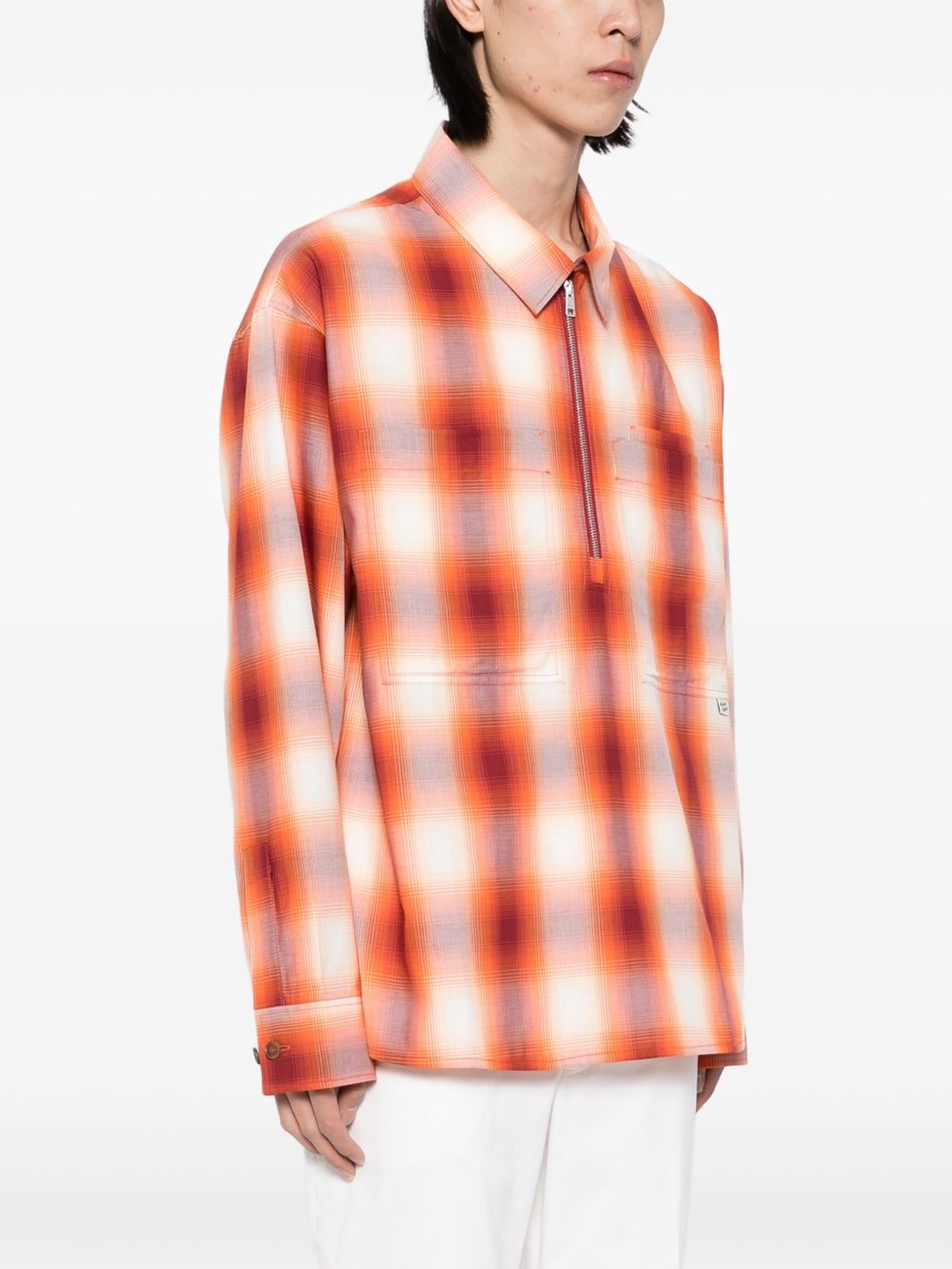 plaid-check shirt - 3