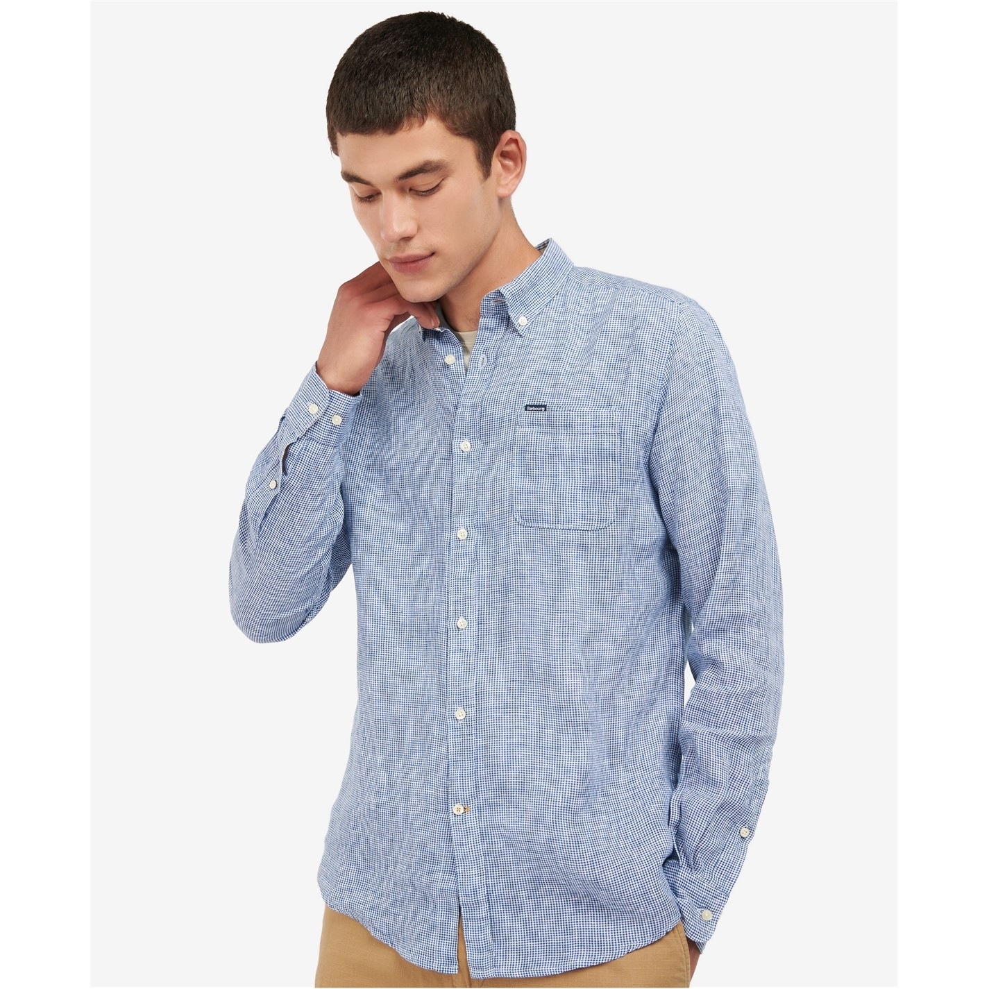 LINTON TAILORED LINEN SHIRT - 2