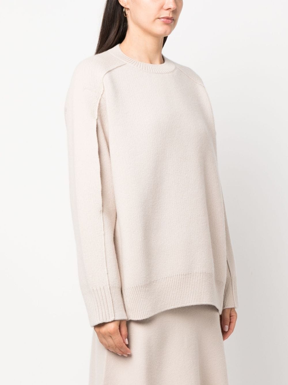 cape-back v irgin-wool blend jumper - 3