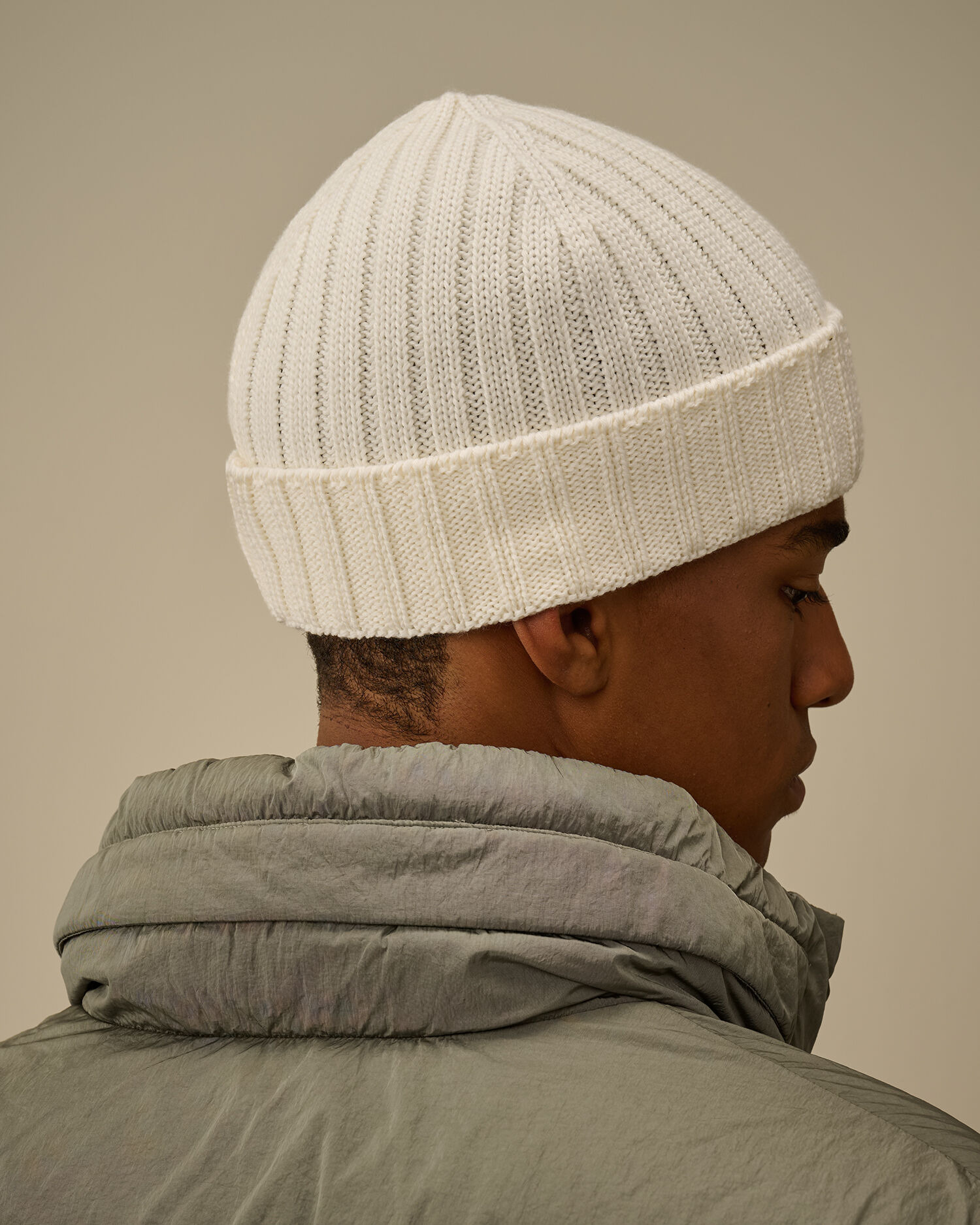 Extrafine Merino Wool Logo Beanie - 3