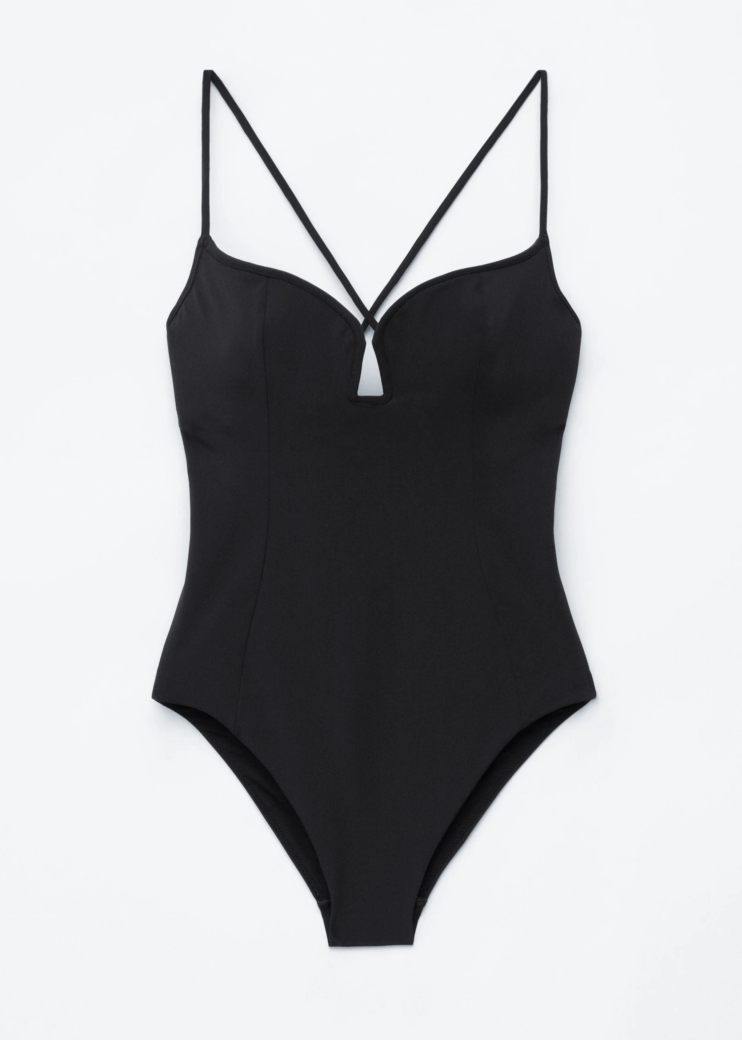 Triangle-Cut Swimsuit - 1