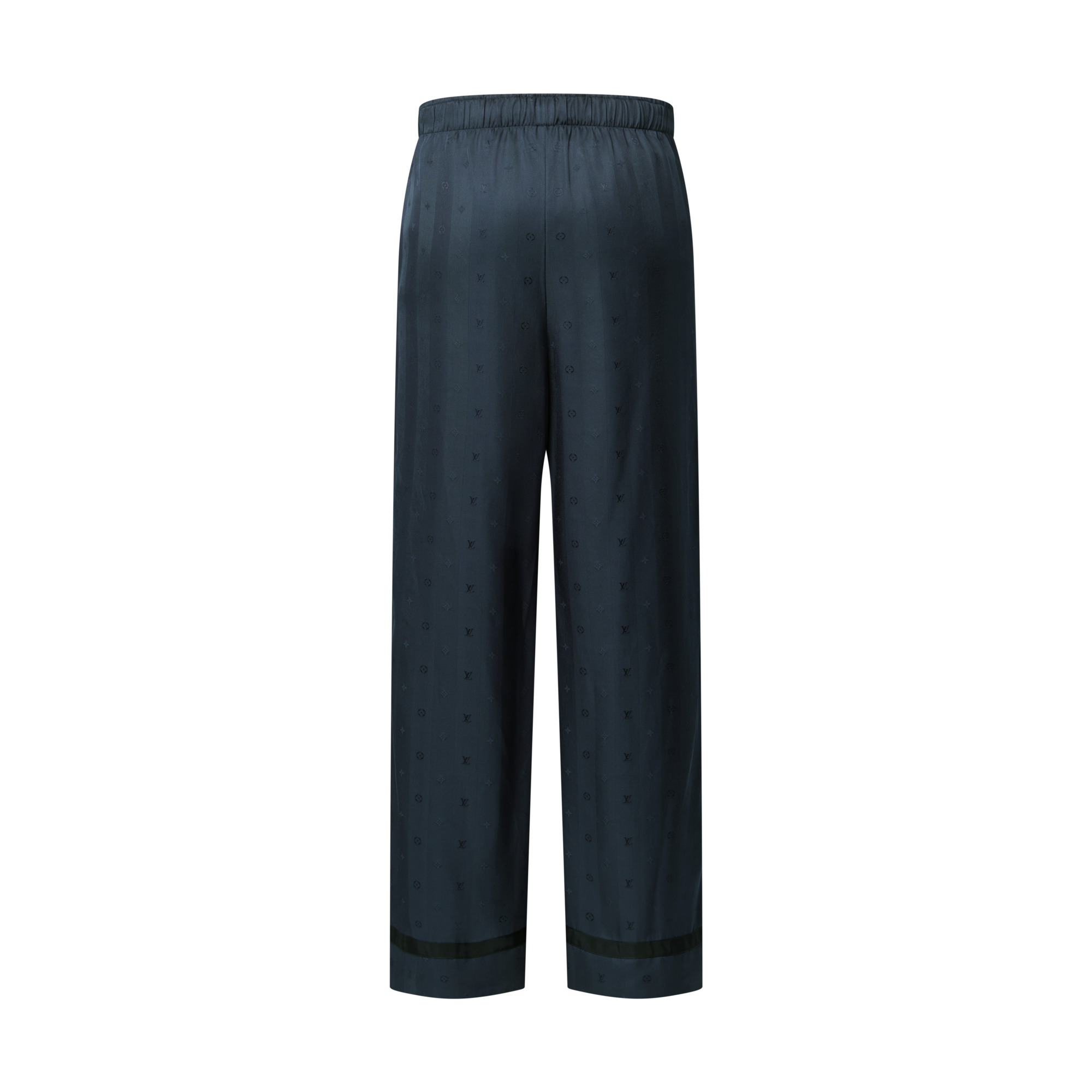 Monogram Silk Blend Pajama Pants - 4