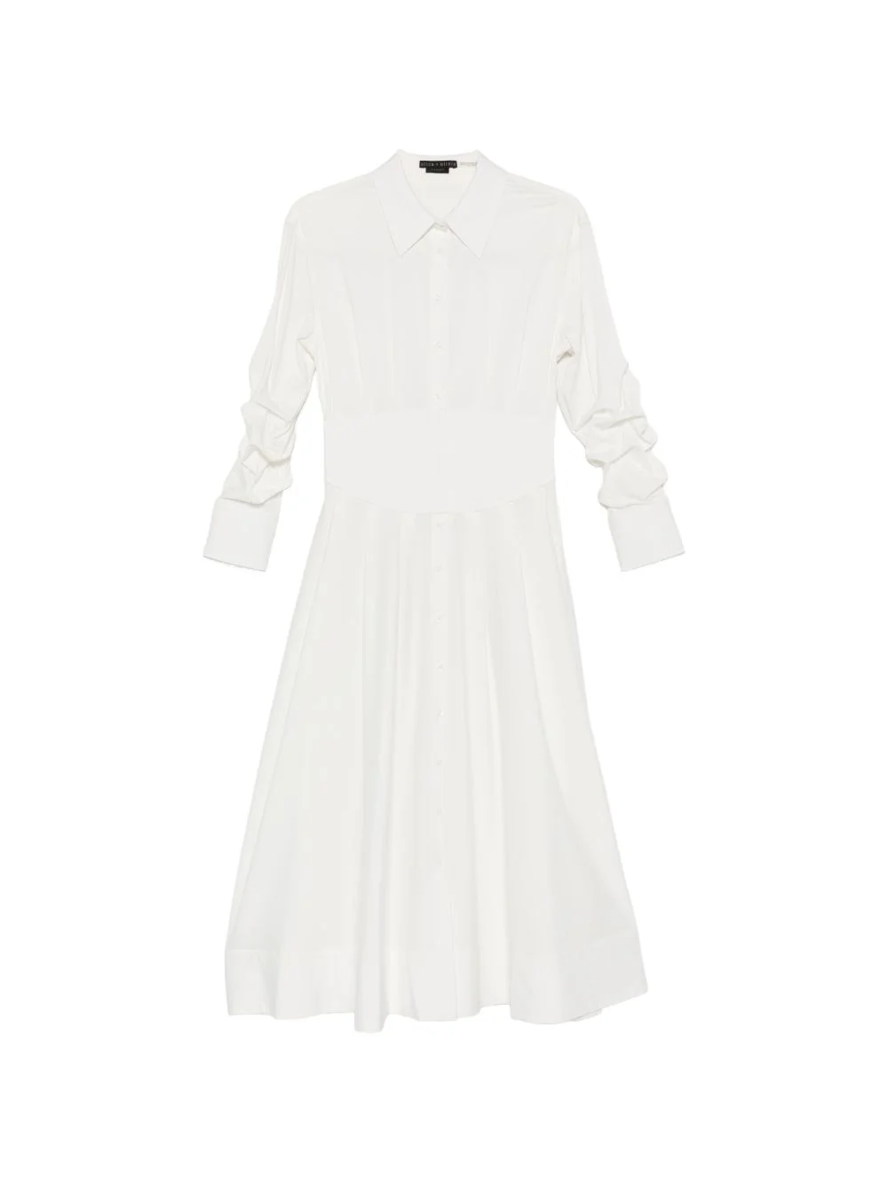 button-down corset midi dress - 1