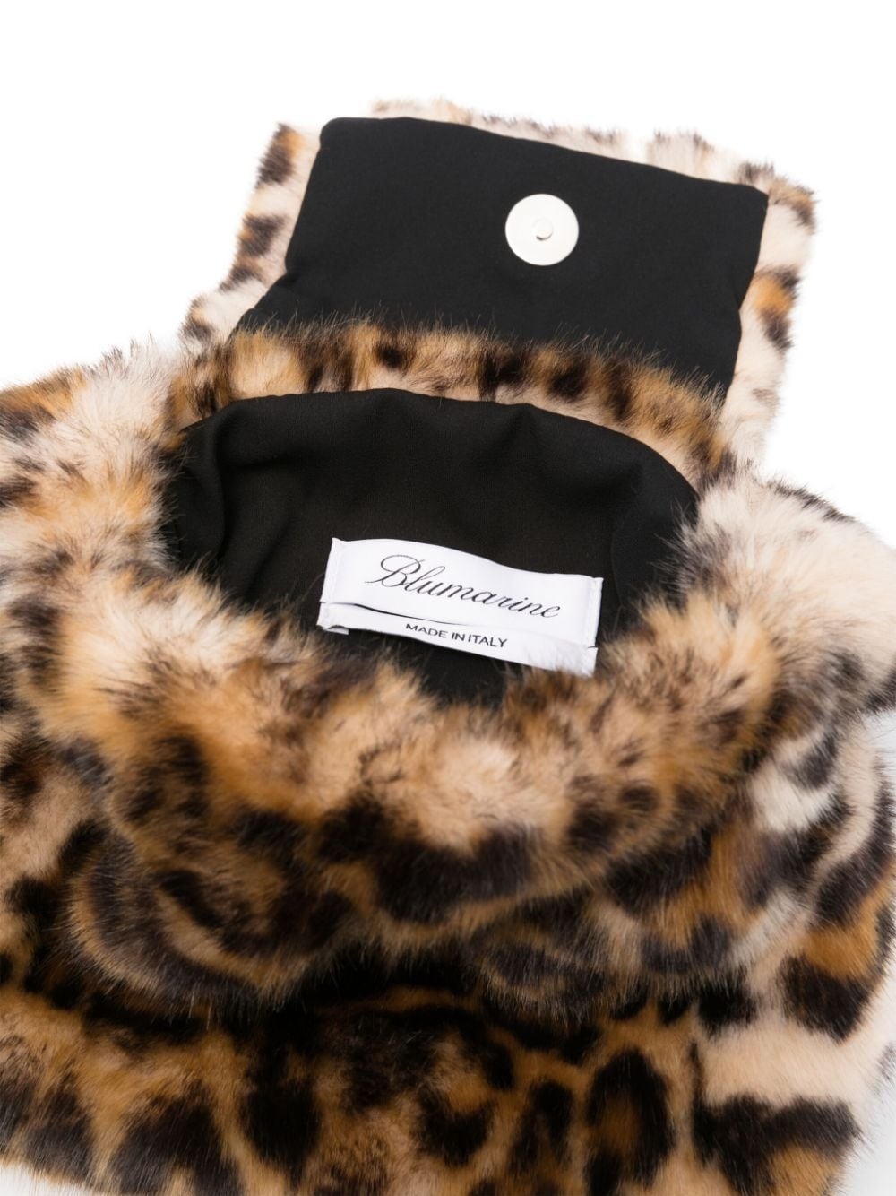 Rhinestone Logo leopard-print tote bag - 5