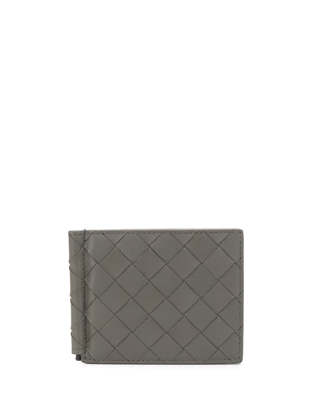 intrecciato weave bi-fold wallet - 1