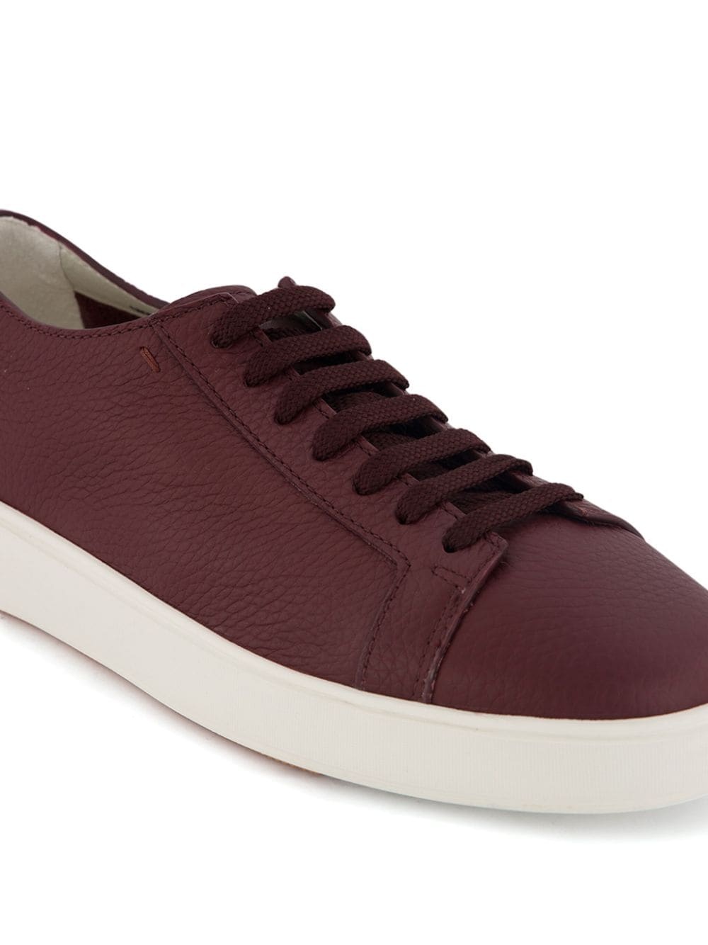 leather low-top sneakers - 10