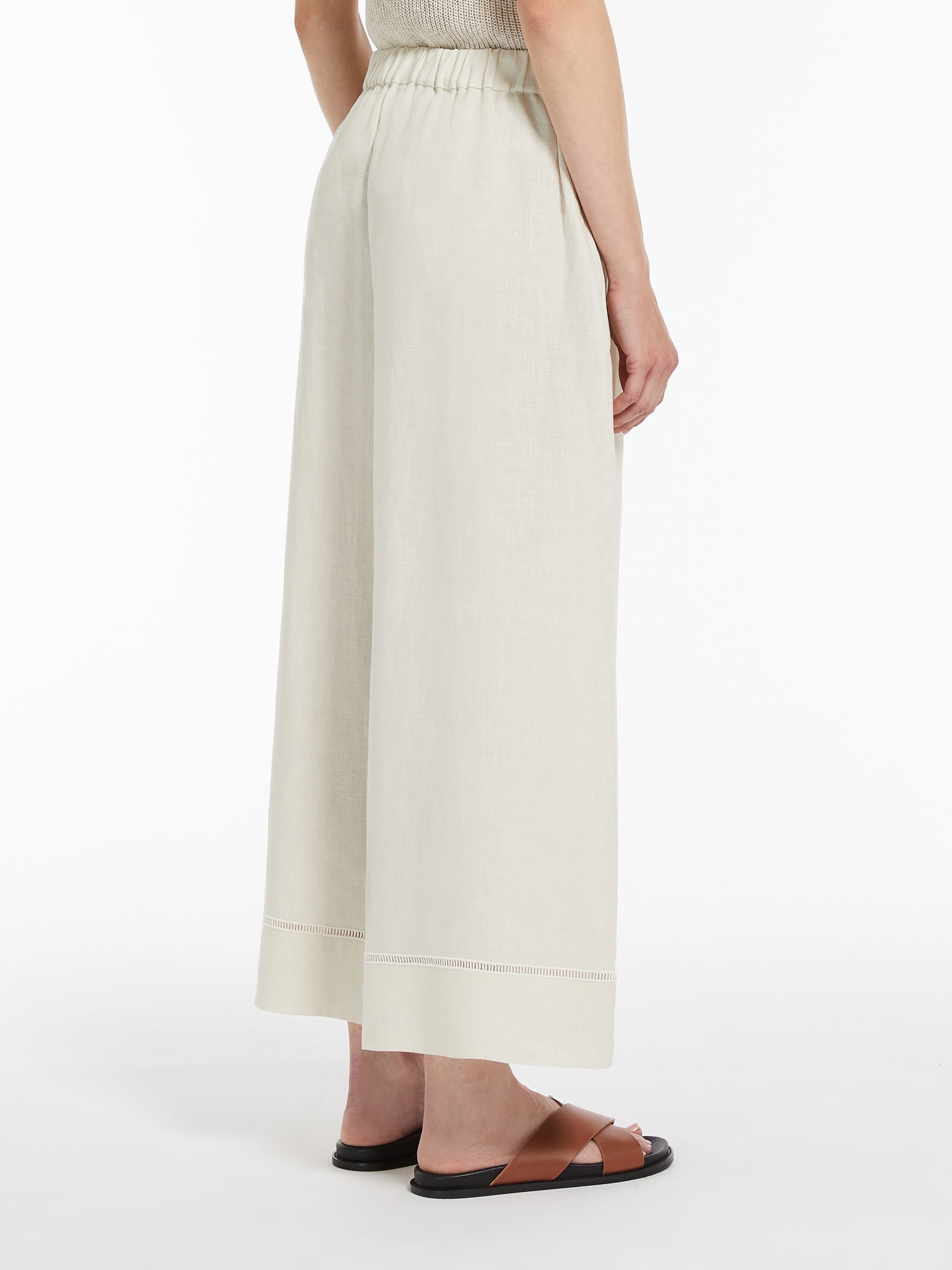 BRAMA Linen canvas trousers - 4