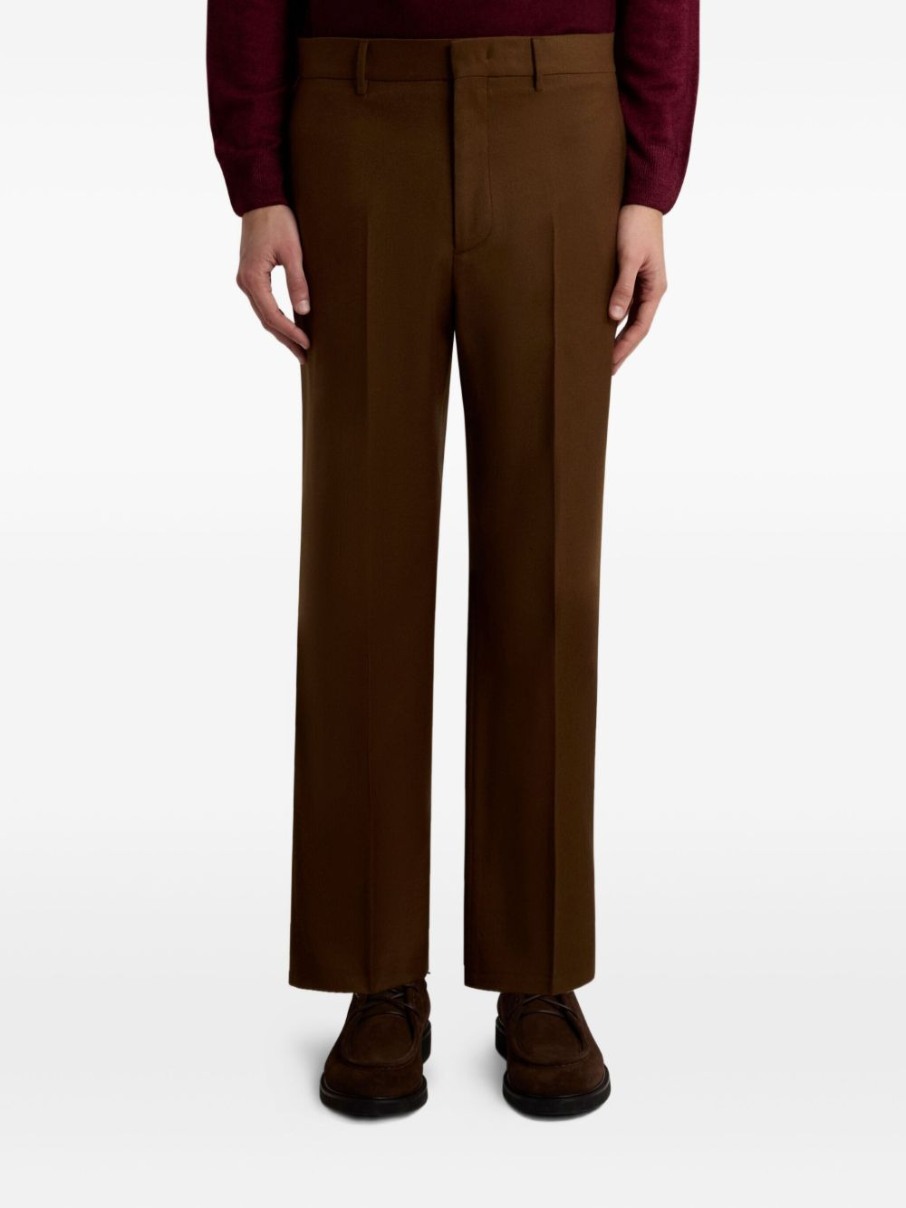 welt-pockets tailored trousers - 3