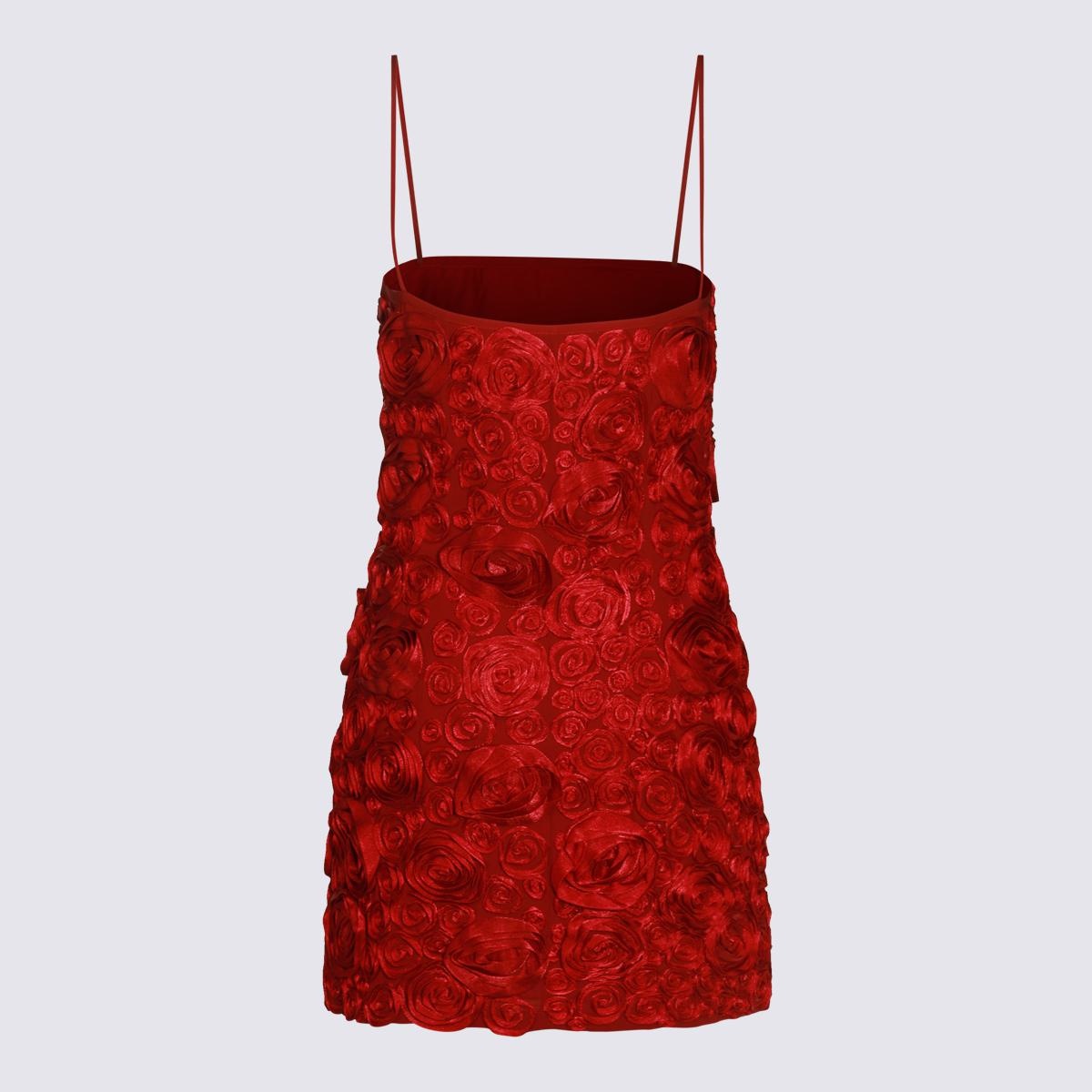 Blumarine Red Viscose Mini Dress - 2