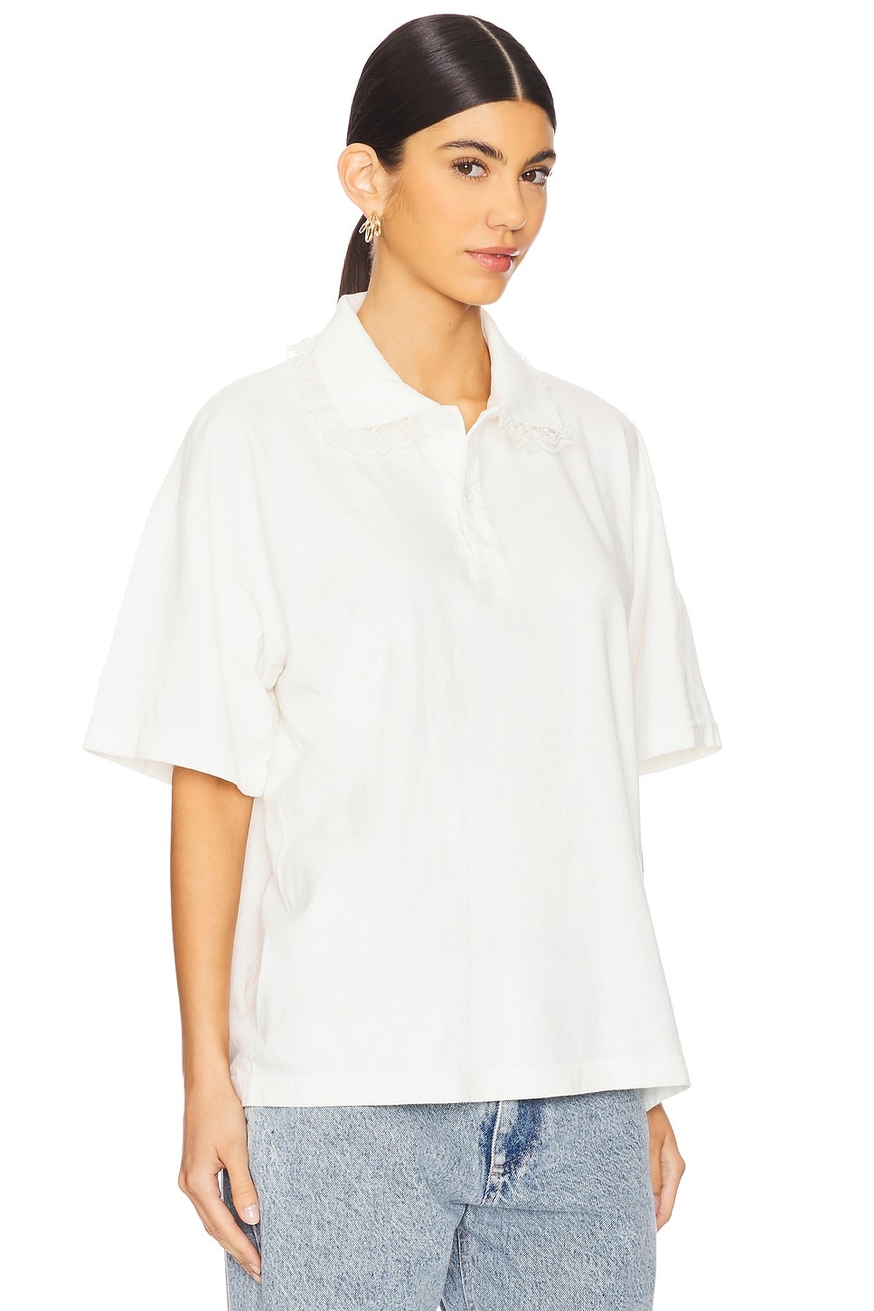 Cletus Lace Trim Polo - 2