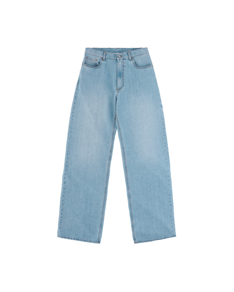 WIDE LEG JEANS WITH BUCKLE 1