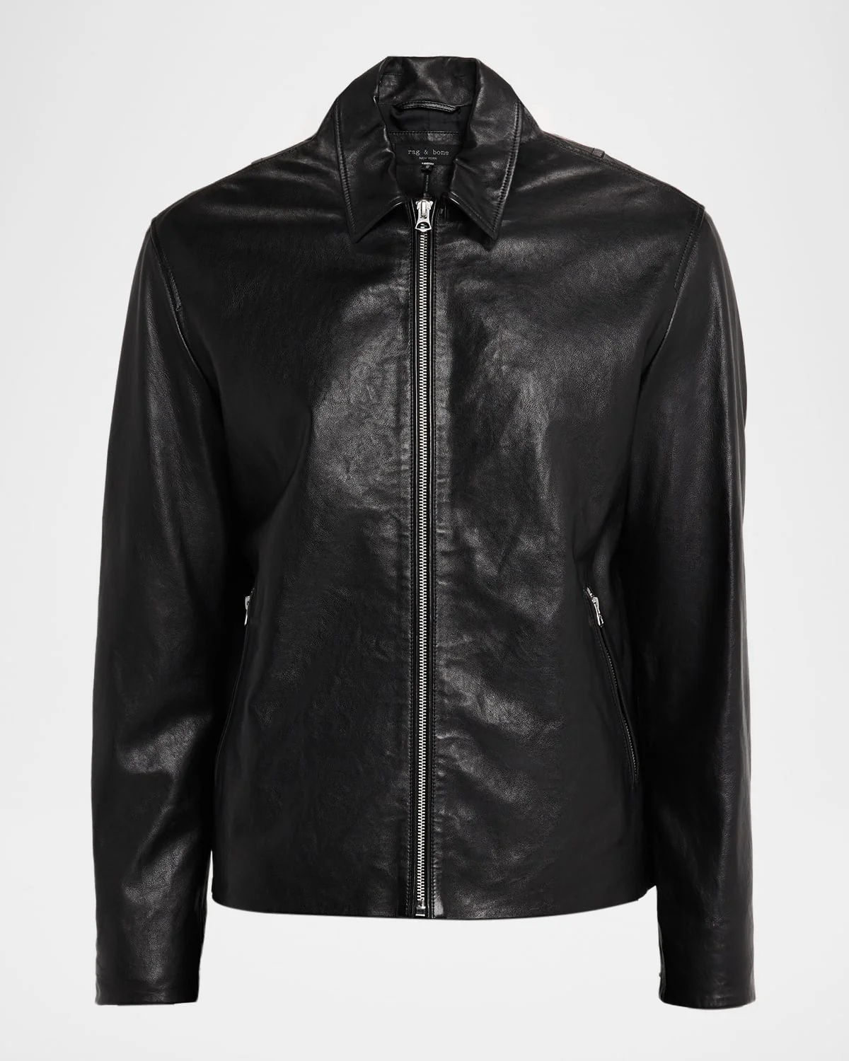 Men's Melrose Full-Zip Leather Jacket - 1