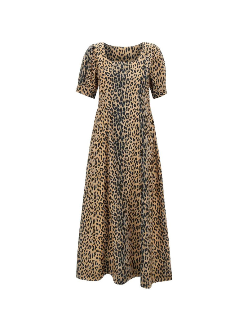 Kathleen leopard-print dress 1