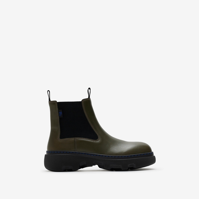Leather Creeper Low Chelsea Boots - 1