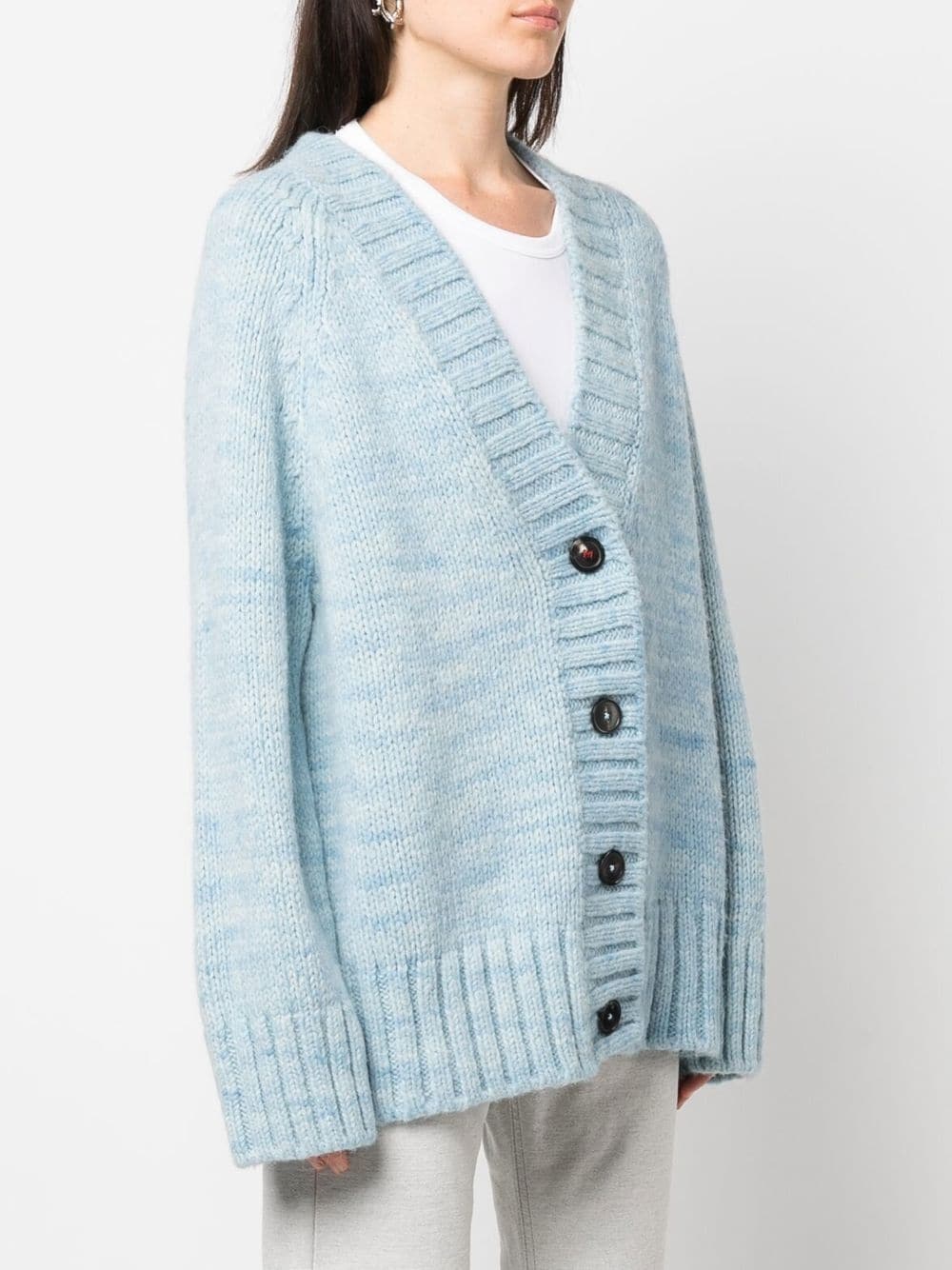 Botanical Dye V-neck cardigan - 3