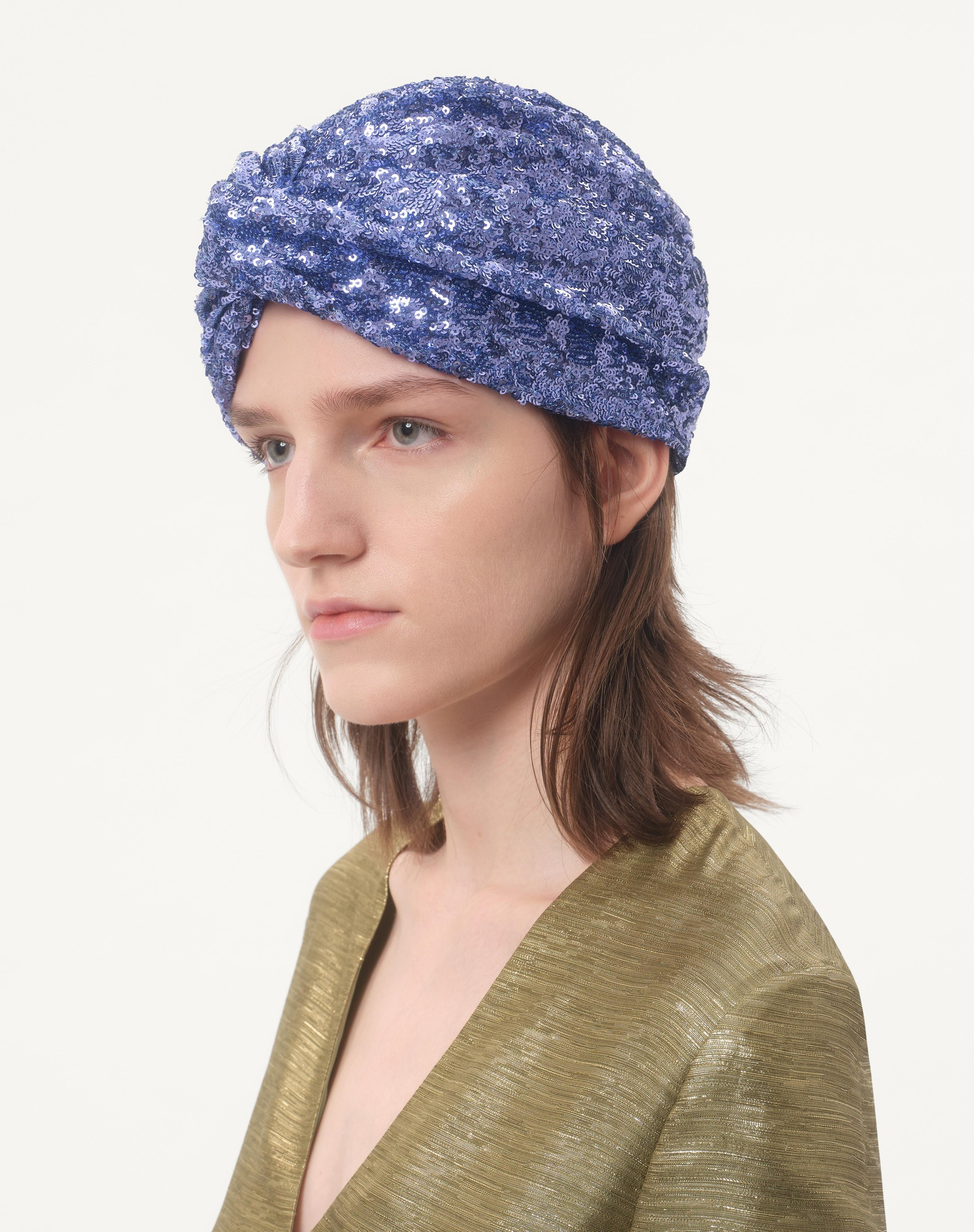 ESCAPE SEQUINED TURBAN - 2