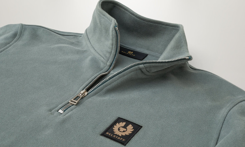 BELSTAFF QUARTER ZIP SWEATSHIRT 3