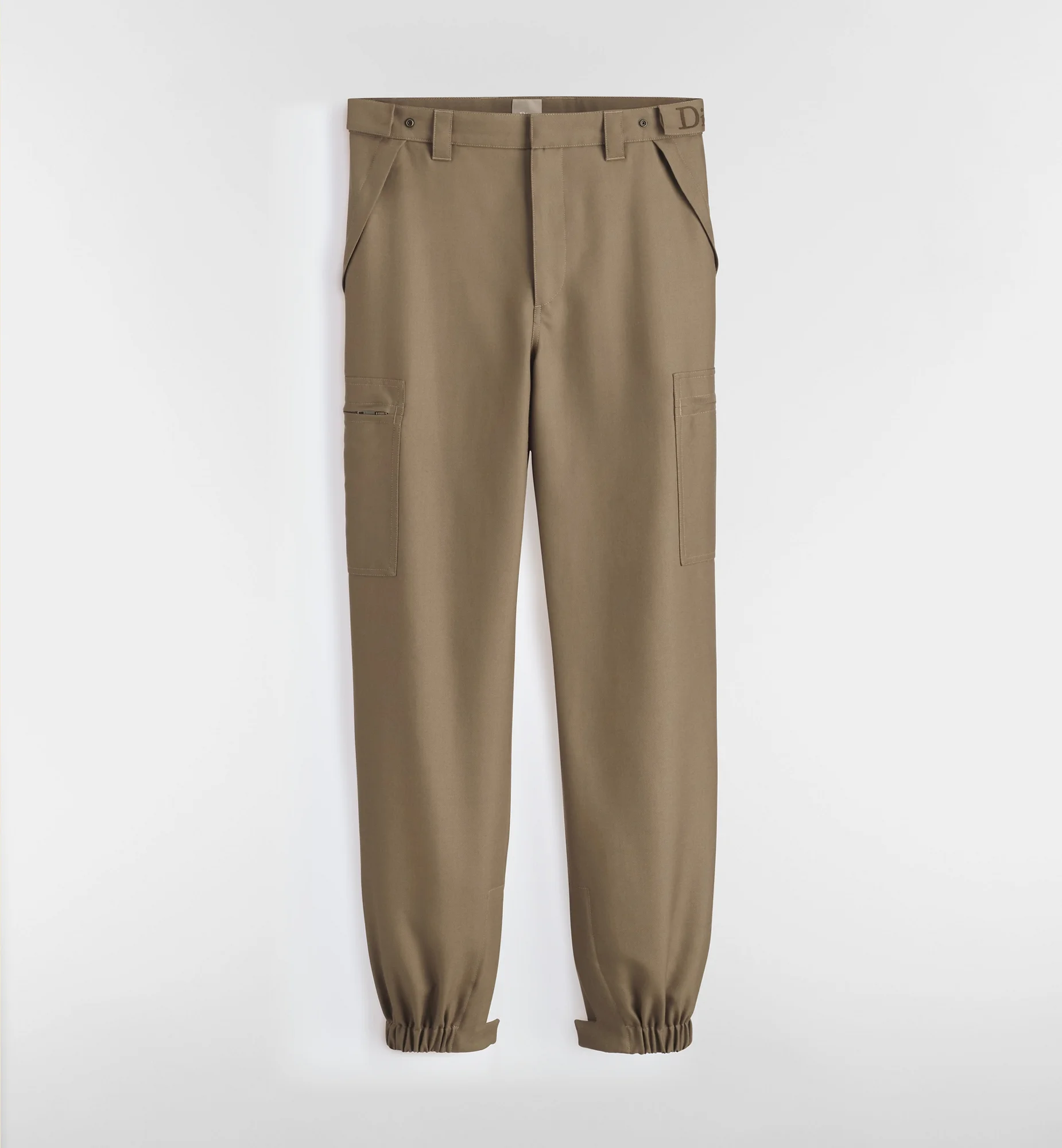 Cargo Pants with Dior Embroidery - 1