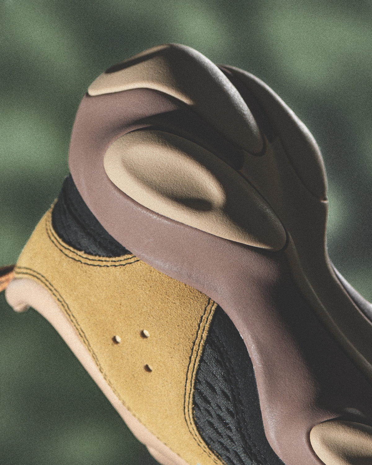 Brain Dead x Oakley Factory Team Suede Flesh Sandal - Whey/Multi - 7