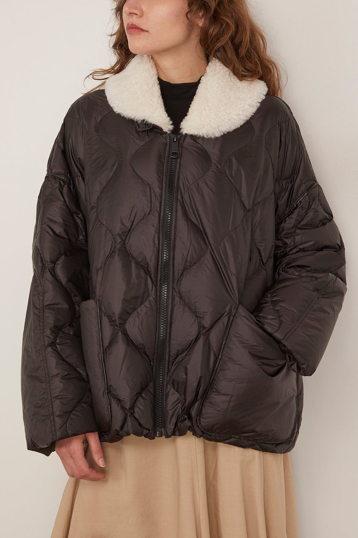 Cozy Coolness Jacket in Pure Black - 3