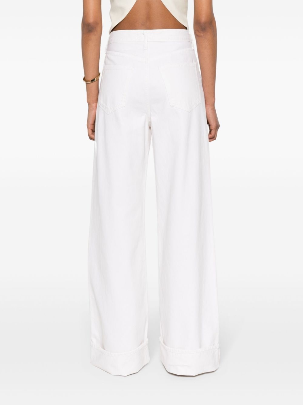 Fortune Cookie high-rise wide leg jeans - 4