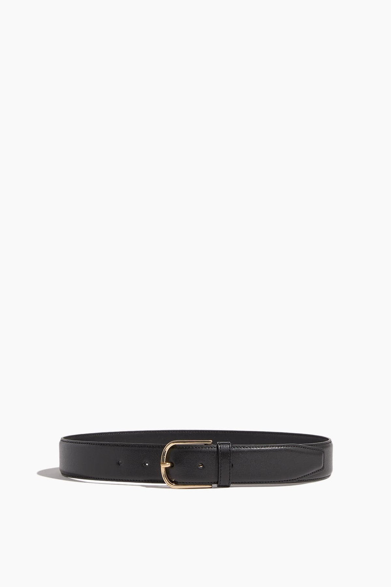 Wide Trouser Belt in Black 1
