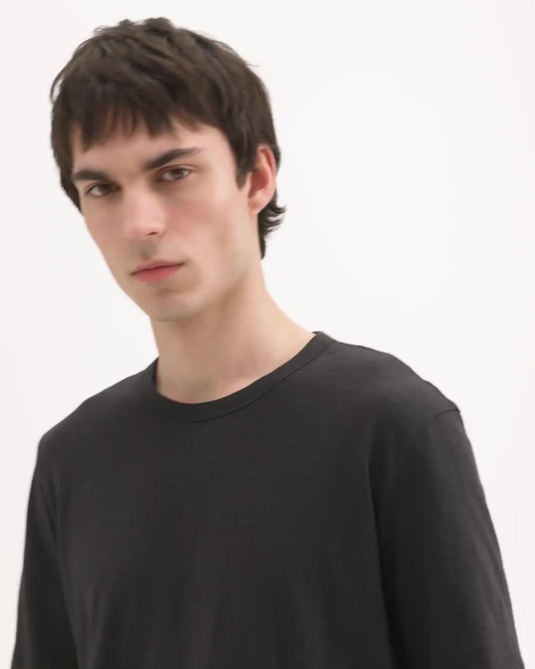 Essential Tee in Cosmos Slub Cotton - 7