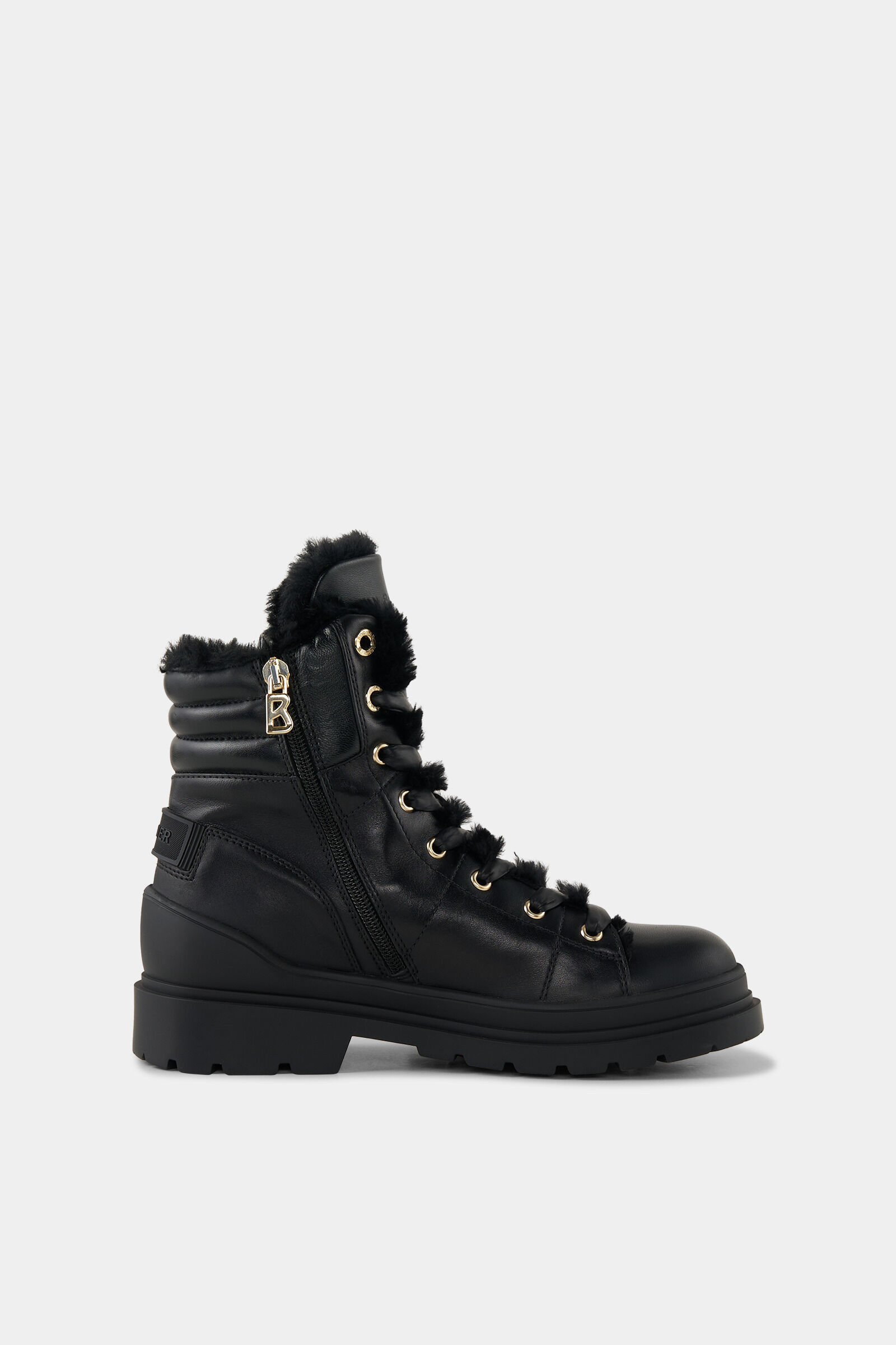 Mid boots St.Moritz with spikes in Black - 2