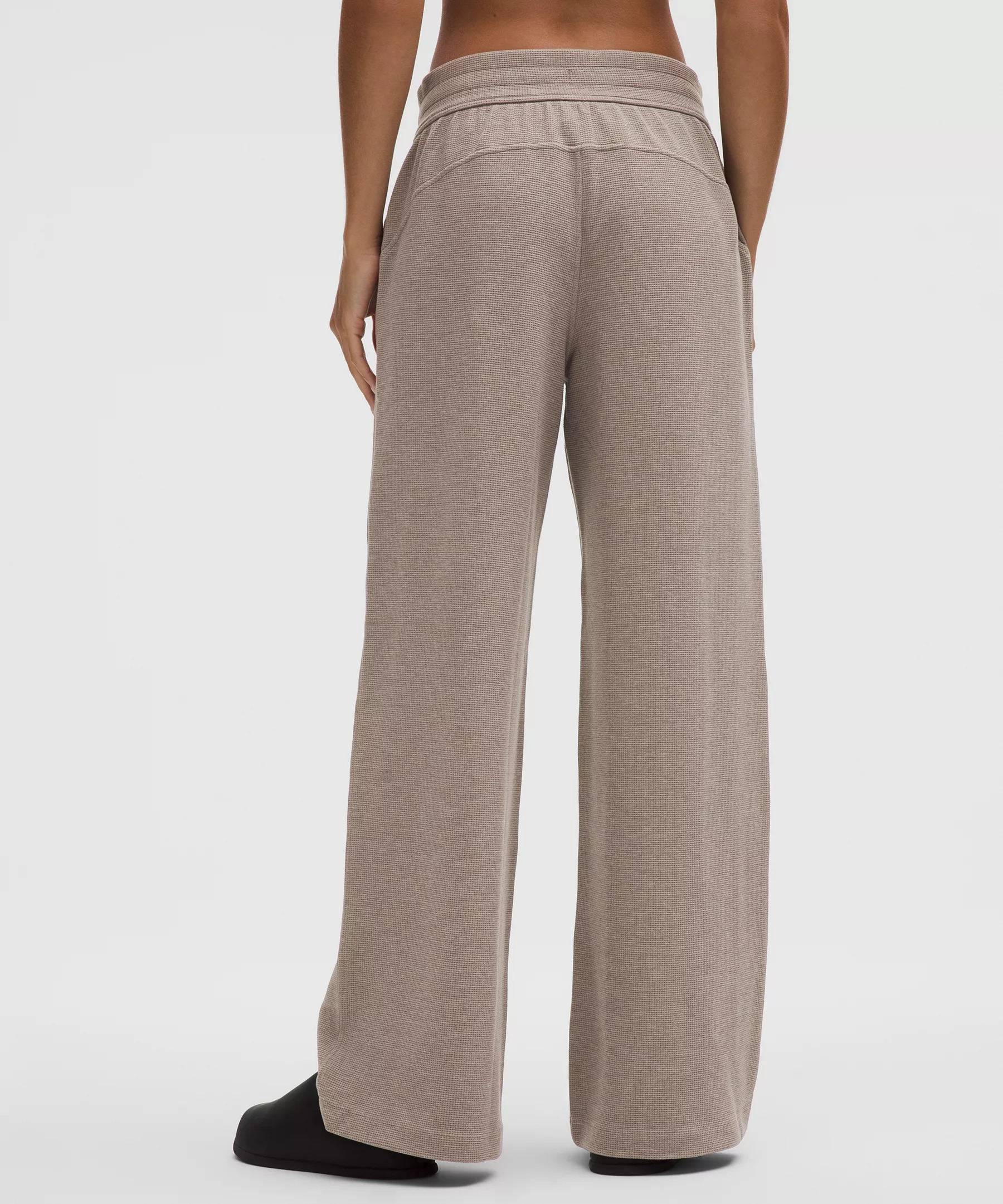 Scuba Mid-Rise Wide-Leg Pant *Waffle - 3