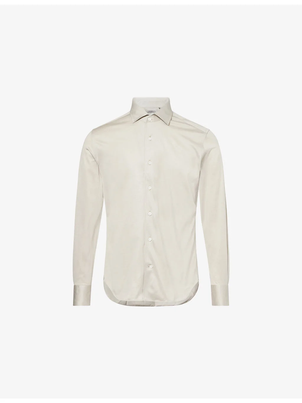 Regular-Fit Classic-Collar Cotton Shirt - 1