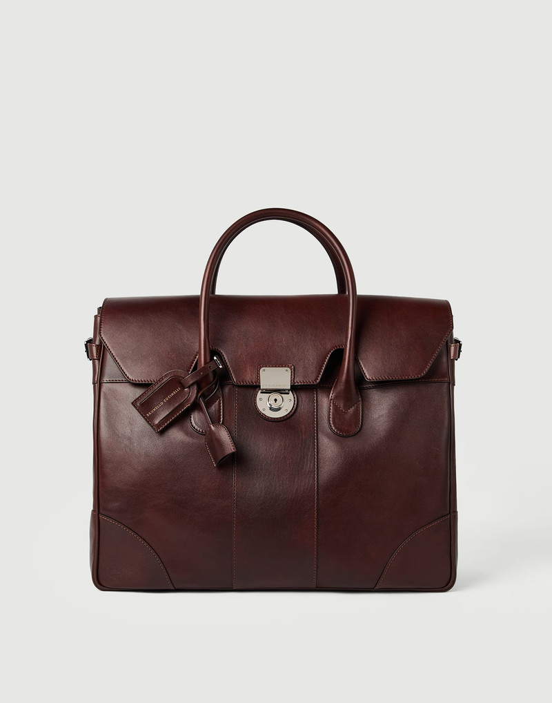 Calfskin Boston casual bag 1