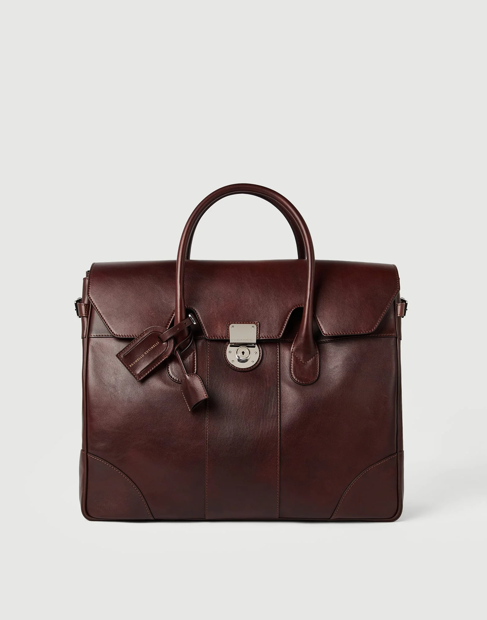 Calfskin Boston casual bag - 1