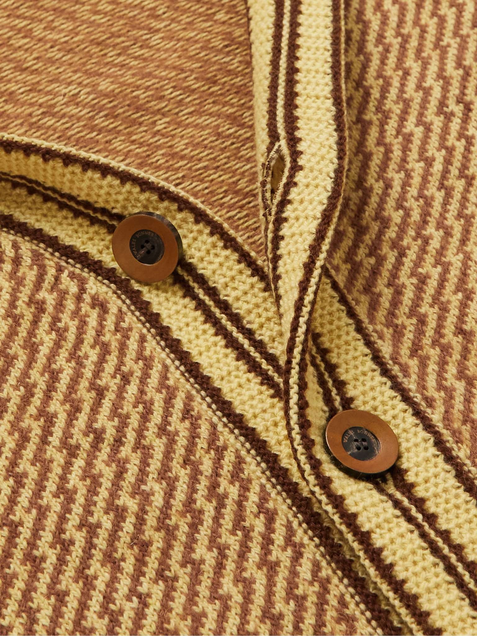 Clarinet Jacquard-Knit Recycled Cashmere-Blend Cardigan - 5