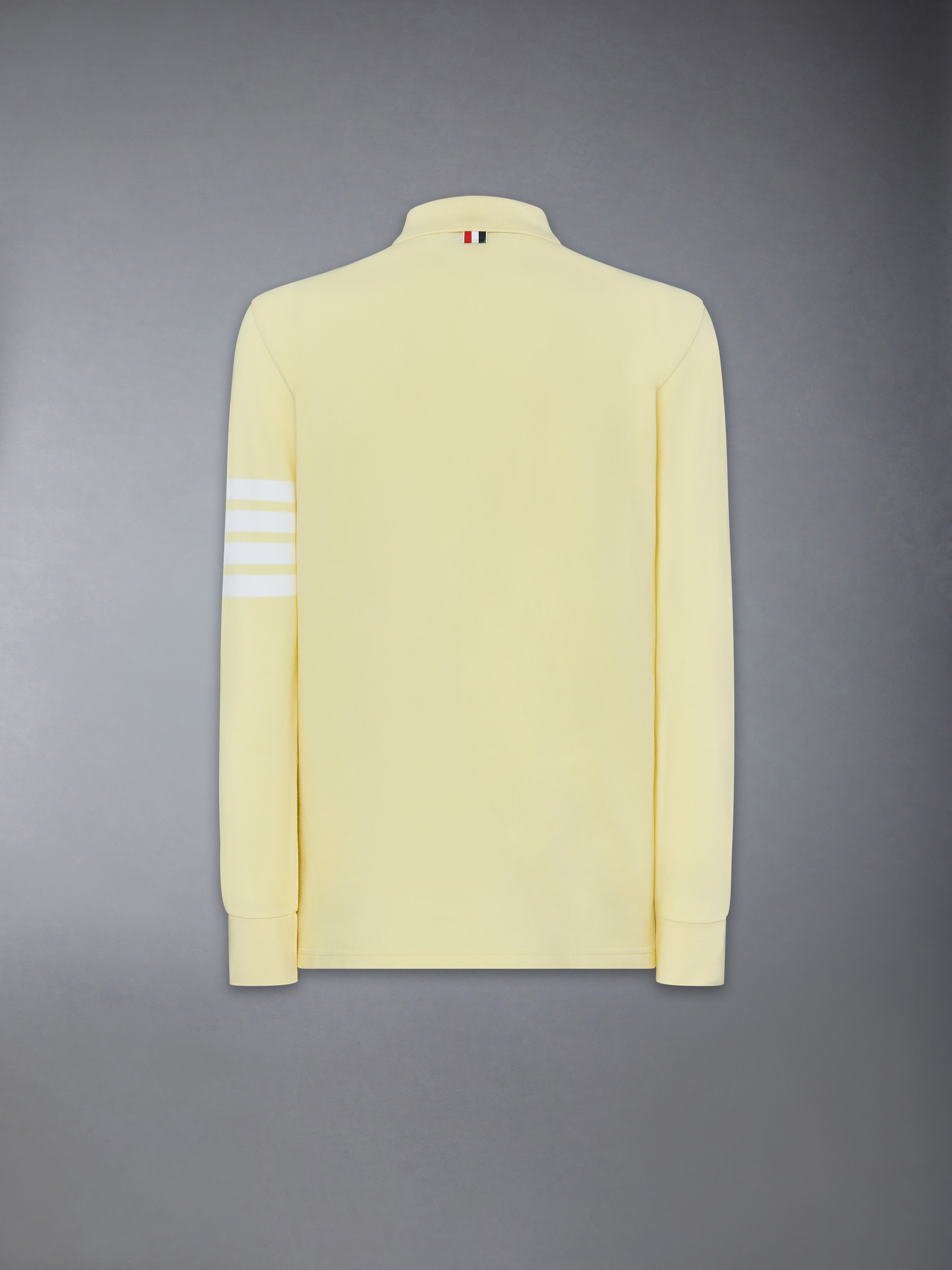 COTTON PIQUE 4-BAR POLO - 7