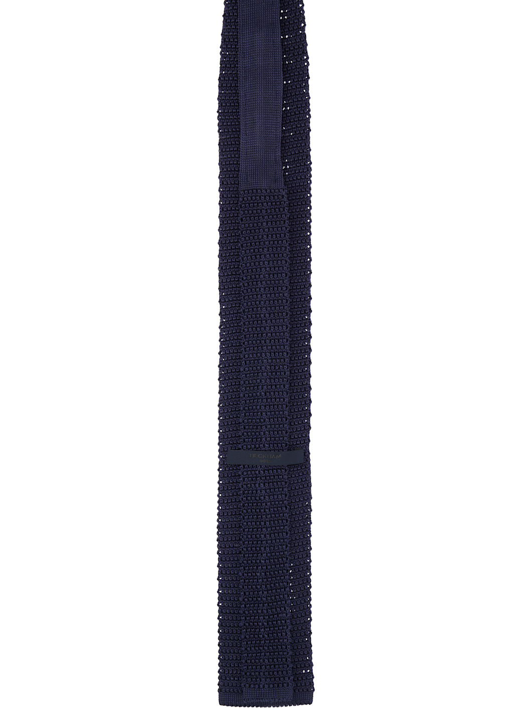 Navy BECKHAM Edition Knit Tie - 2