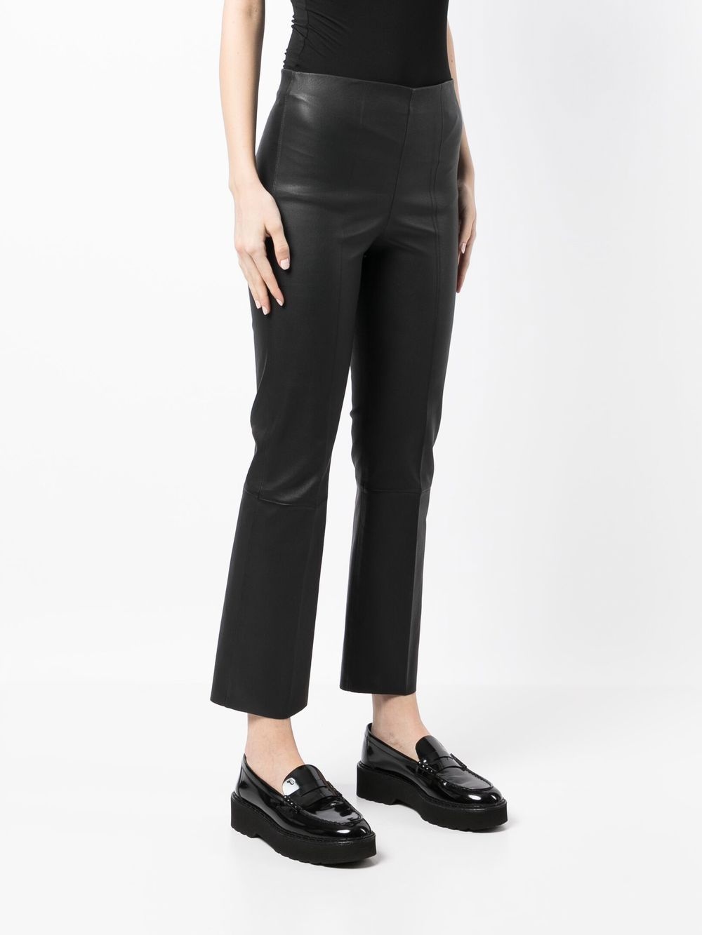 Florentina cropped leather trousers - 3