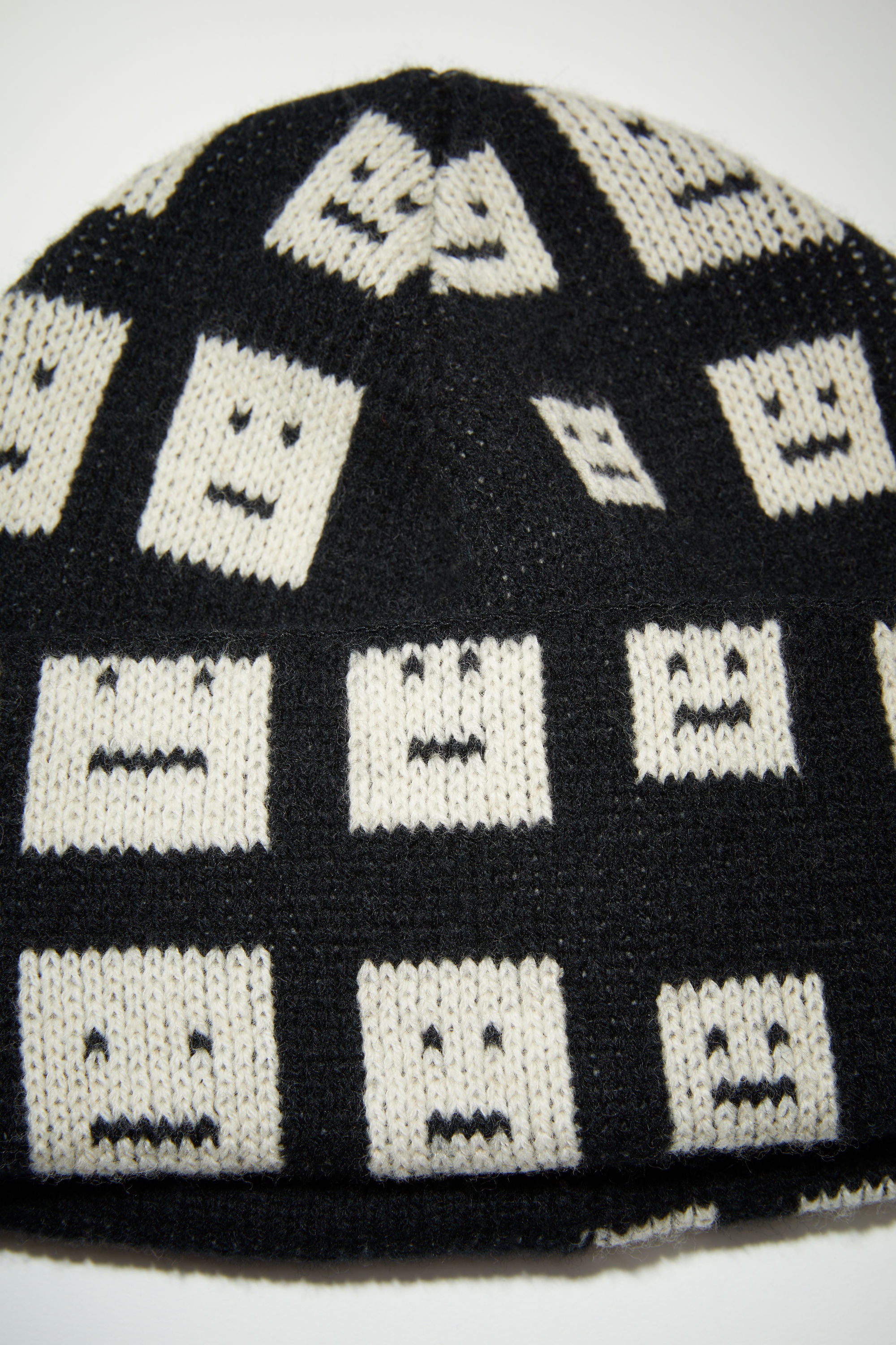 Knit beanie - Black - 4