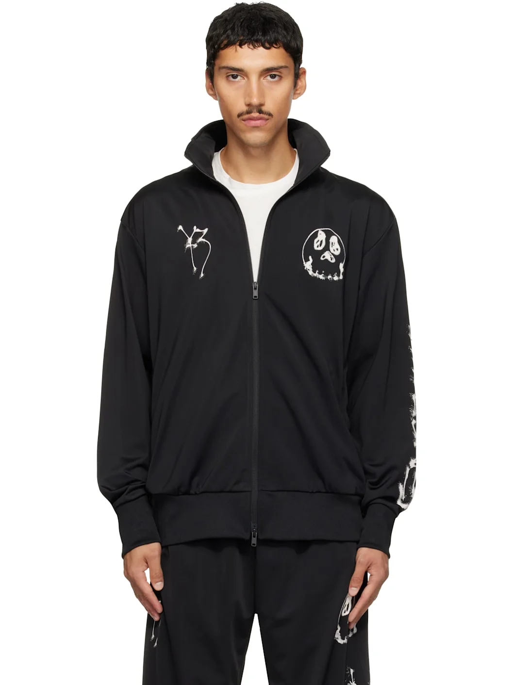 Black Chito Edition Graphic Track Jacket - 1