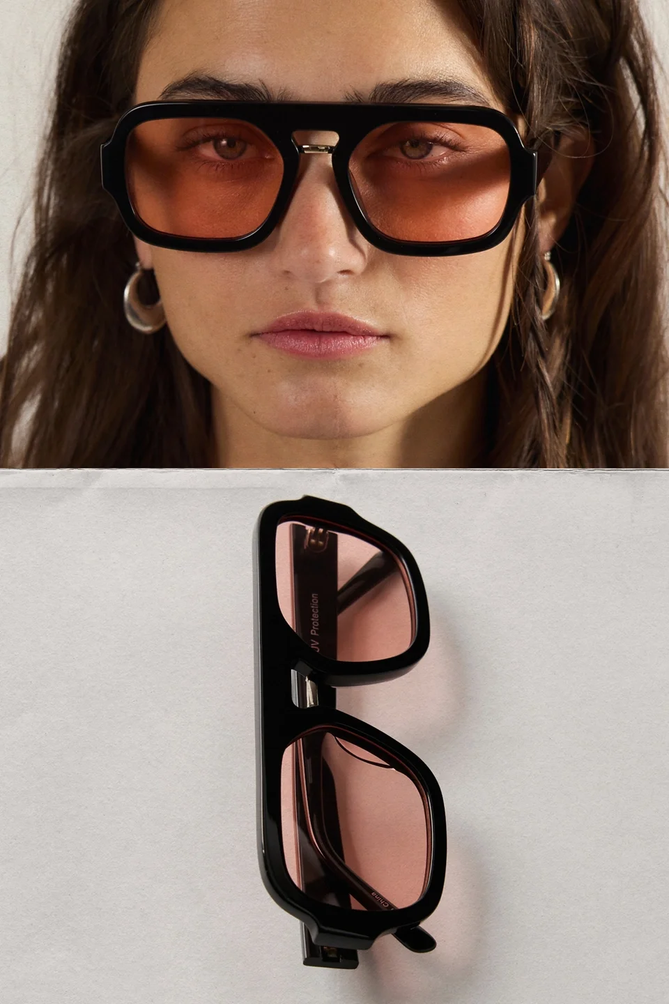 Rhiannon Modern Aviator Polarized Sunglasses - 1