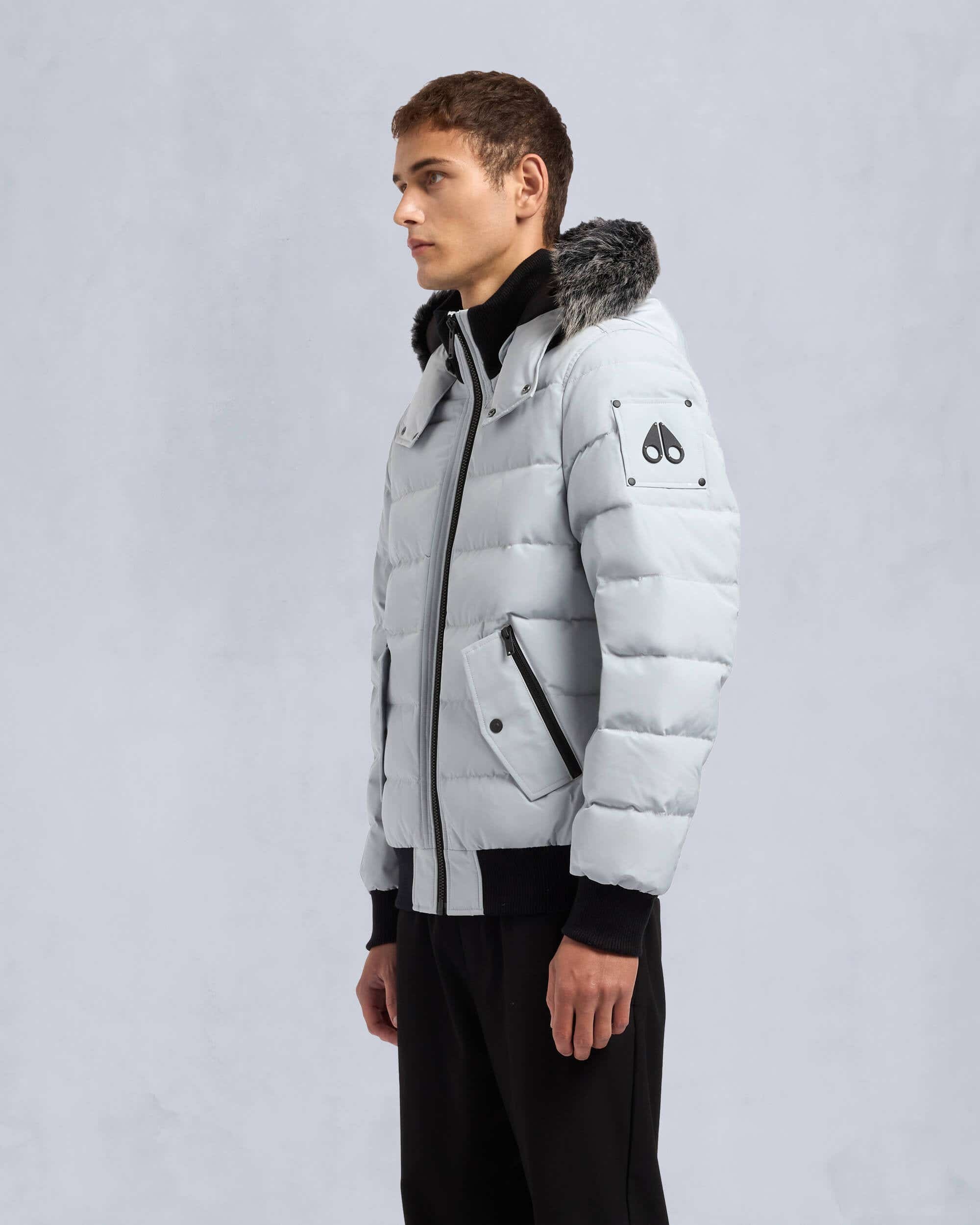 ONYX SCOTCHTOWN SHEARLING BOMBER JACKET - 3