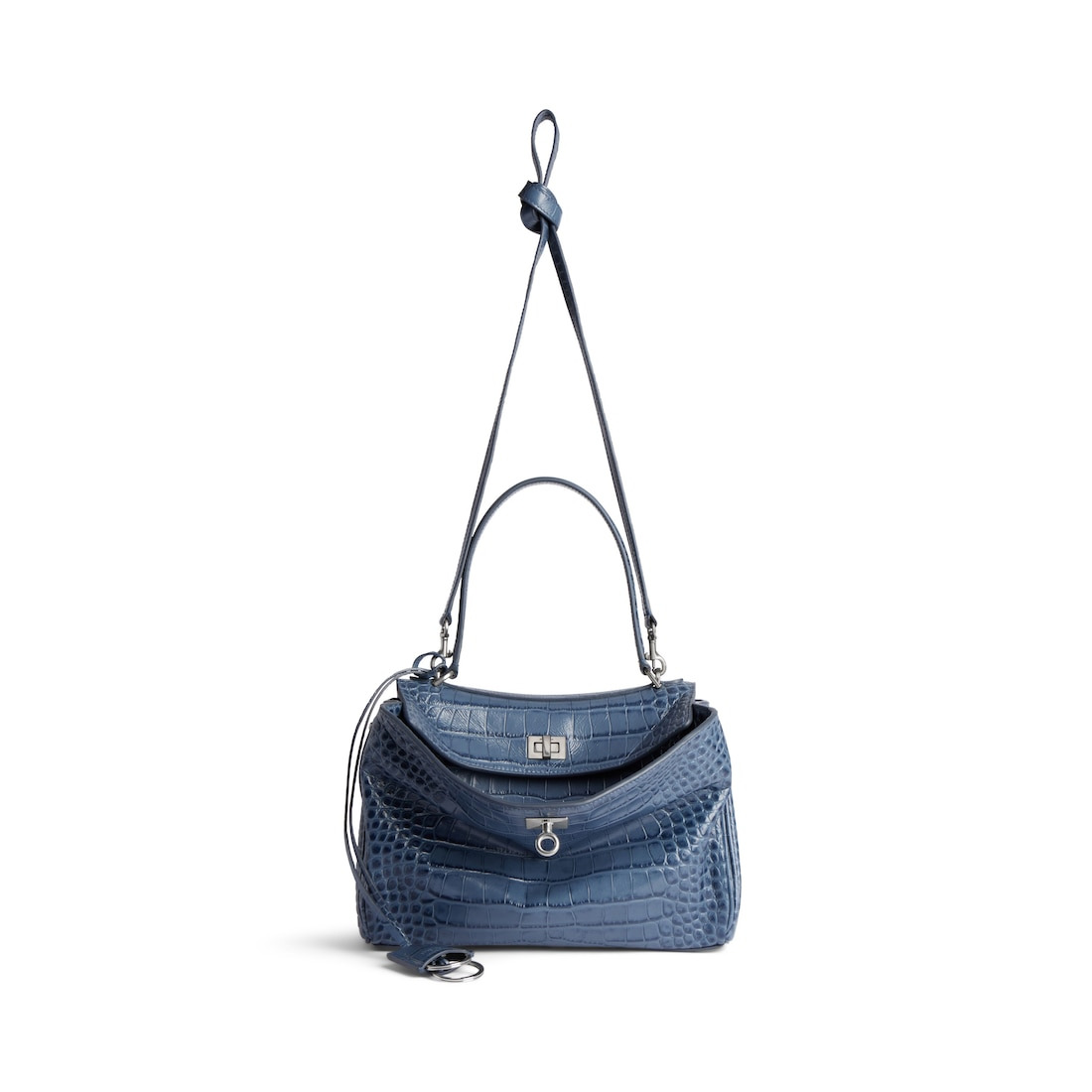 Women's Rodeo Handbag Small in Faded Dark Blue - 4