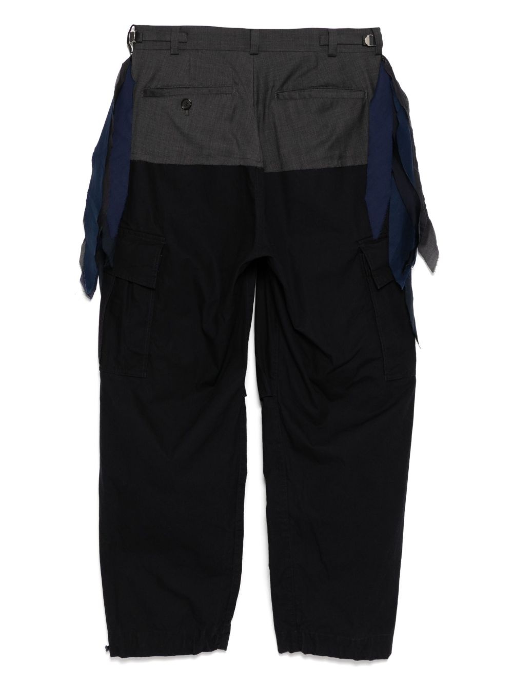 panelled-design pants - 2